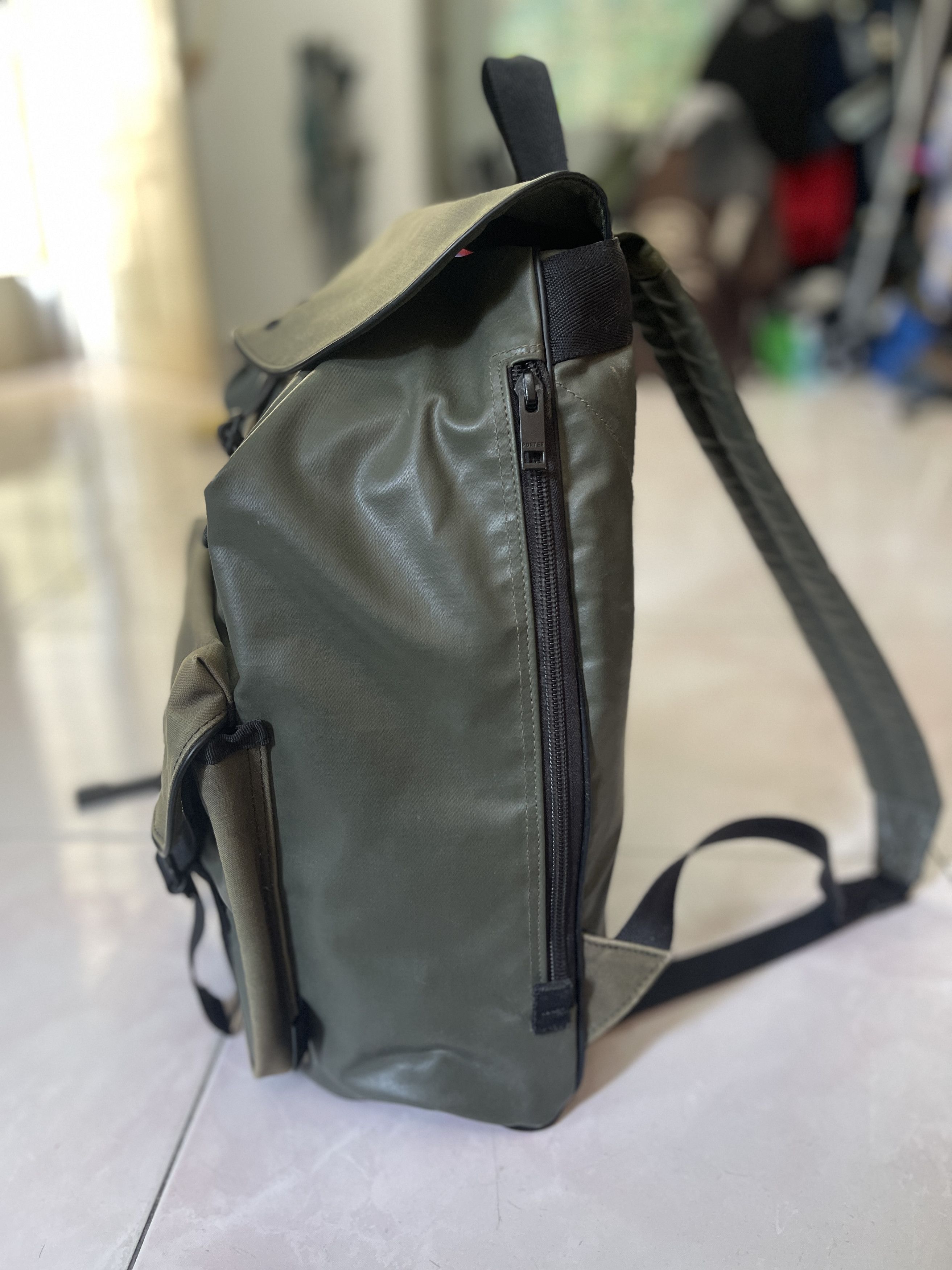 Porter OLIVE GREEN PORTER BAGPACK Size ONE SIZE - 6 Thumbnail