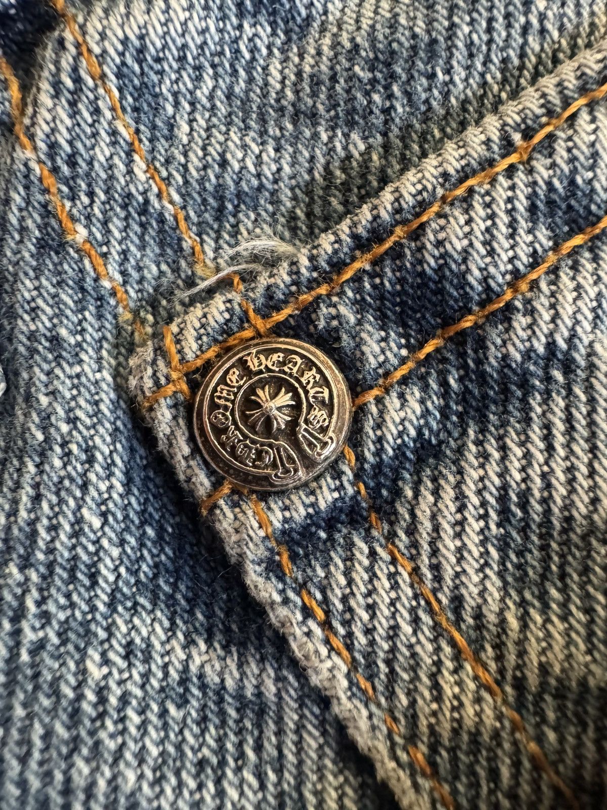 Chrome Hearts × Levi's Chrome Hearts Levi’s Cross Patch Jeans Size US 32 / EU 48 - 7 Thumbnail