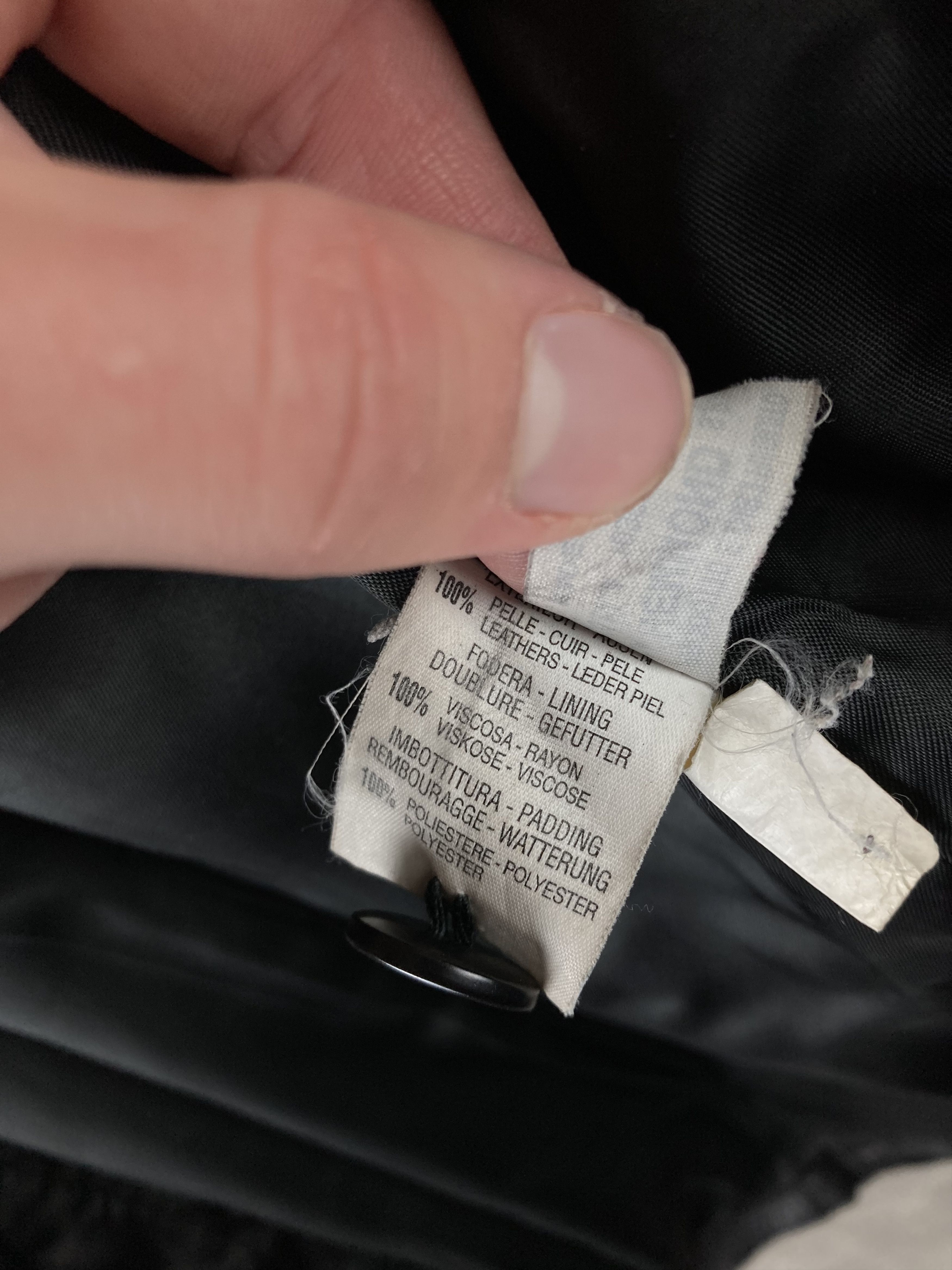 Valentino Vintage Valentino Jeans black avant garde leather jacket Size XL / US 12-14 / IT 48-50 - 11 Thumbnail