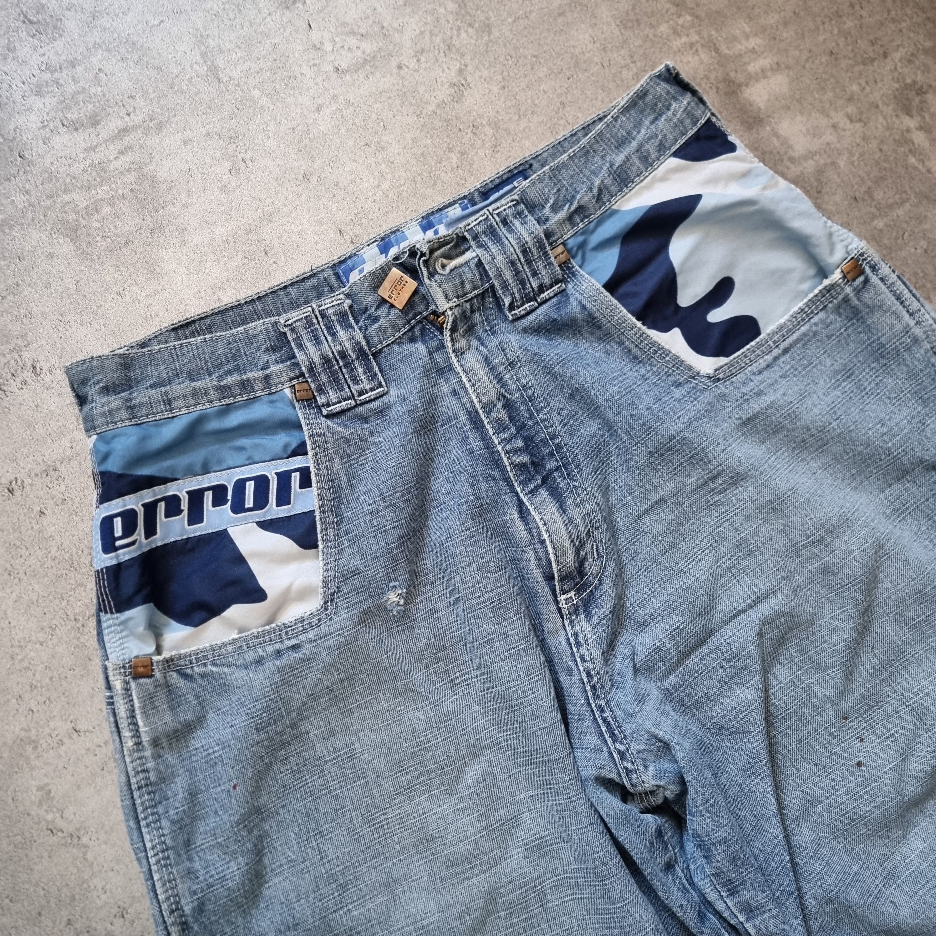 JNCO Vintage hip hop error mass denim jnco baggy jeans 90s Size US 32 / EU 48 - 6 Thumbnail