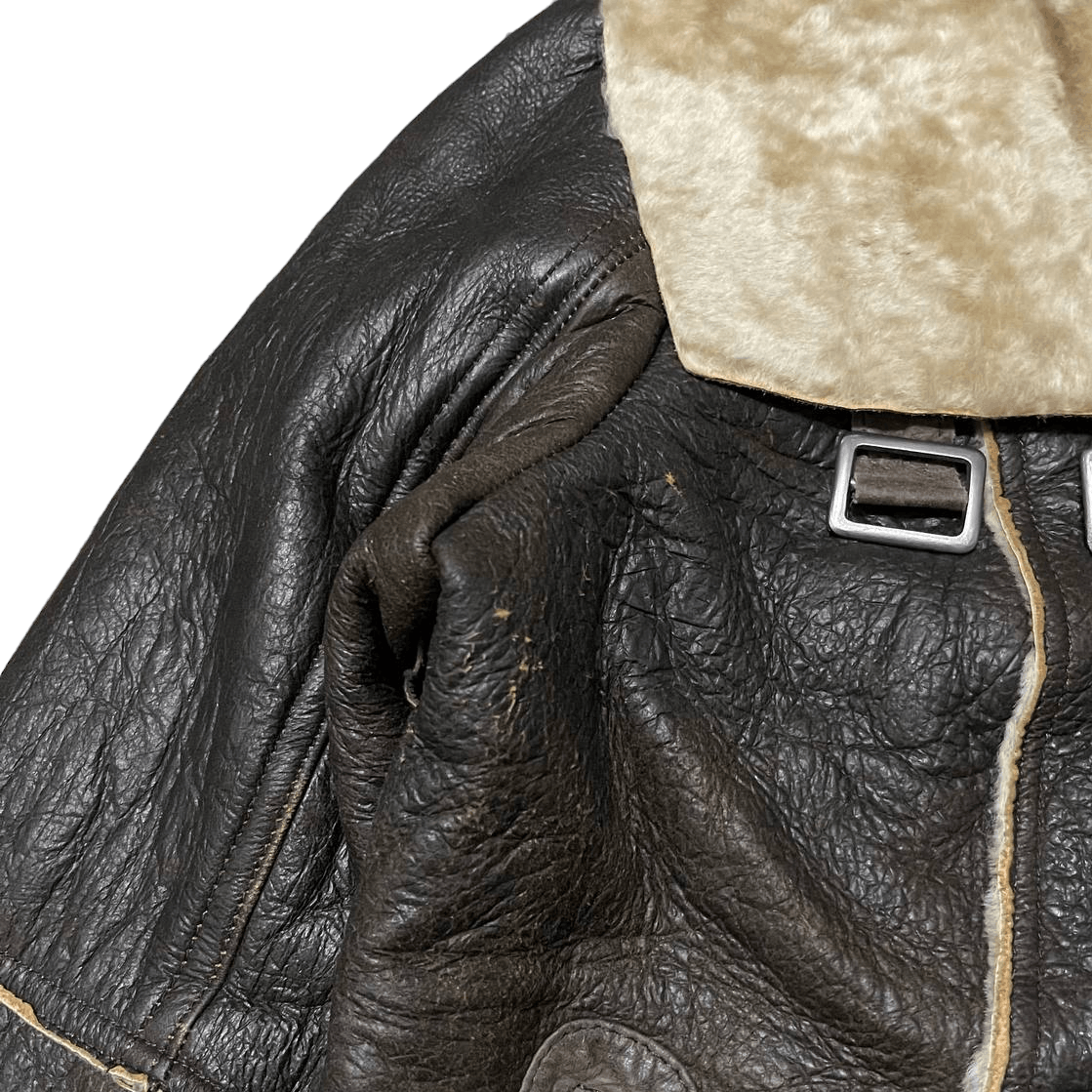 Zara Vintage Zara Shearling Leather Jacket Size M / US 6-8 / IT 42-44 - 5 Thumbnail