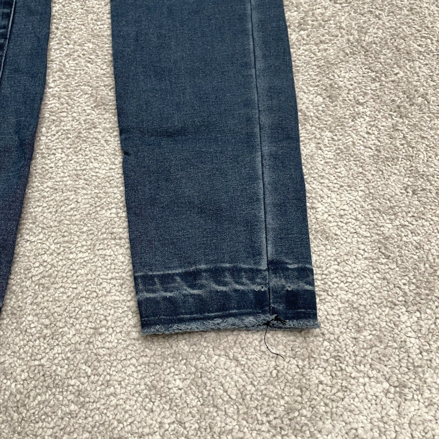 Vintage Boom Boom Jeans Jegging Blue Dark Wash High Rise 29x27 Juniors 9 City USA Classic 5-Pocket Womens Regular Cotton Blend Denim Stretch Shirt/Jeans Size 30" / US 8 / IT 44 - 6 Thumbnail