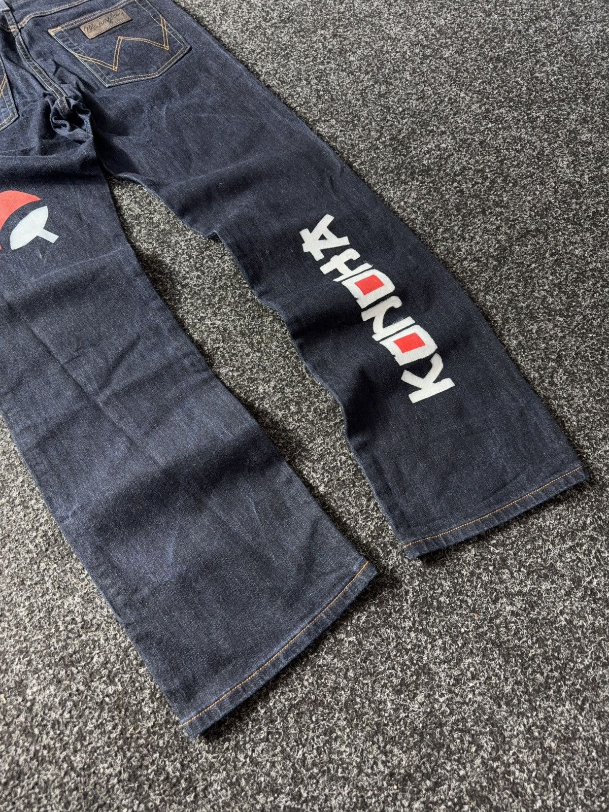 Wrangler Custom Wrangler Naruto Jeans Akatsuki Uchiha Konoha Art Size US 32 / EU 48 - 12 Thumbnail