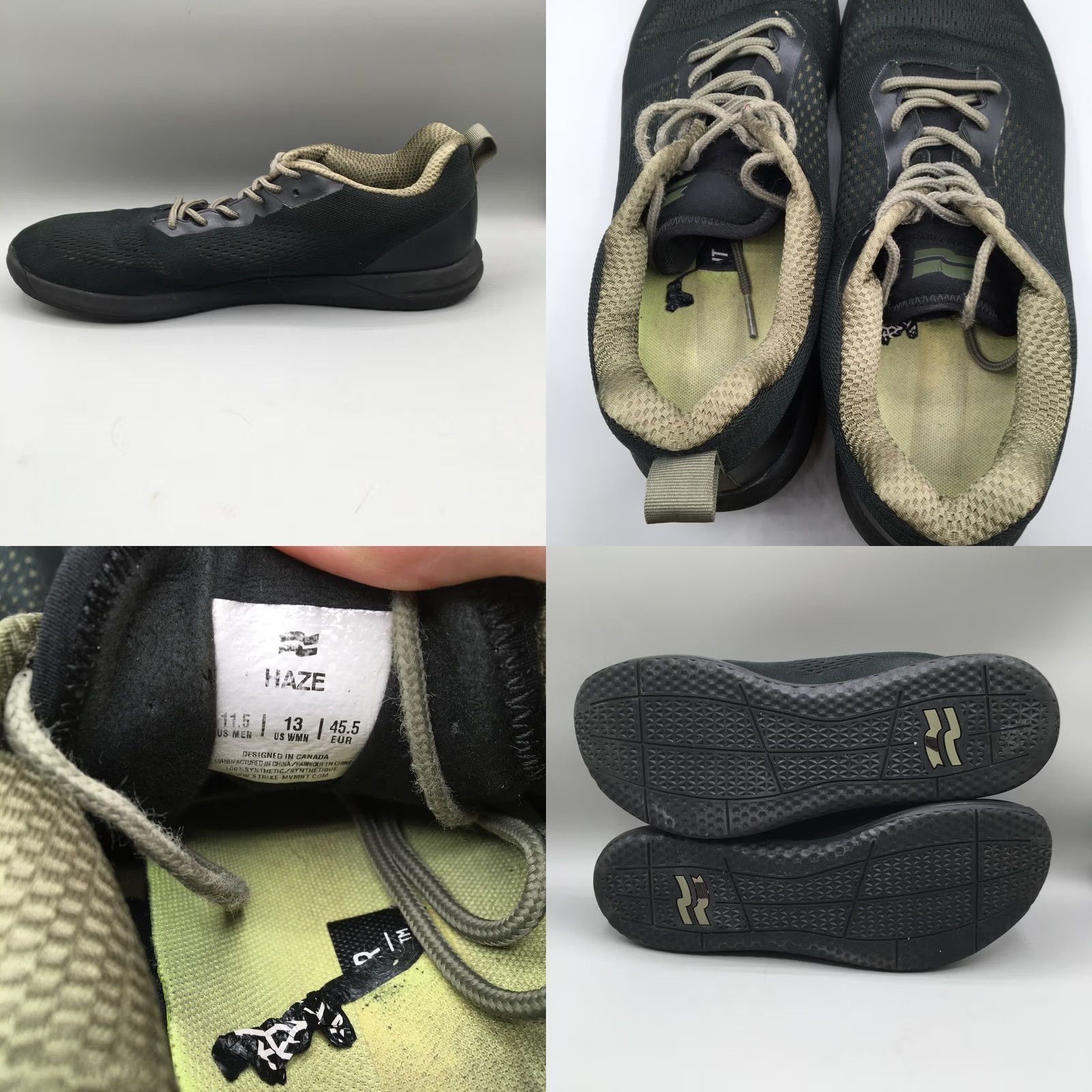 Vintage Strike Haze Trainer Cross Platform 2 Men 11.5 Black OD Green Weightlift Sneaker Cross Training Nike? Size US 12 / EU 45 - 8 Thumbnail