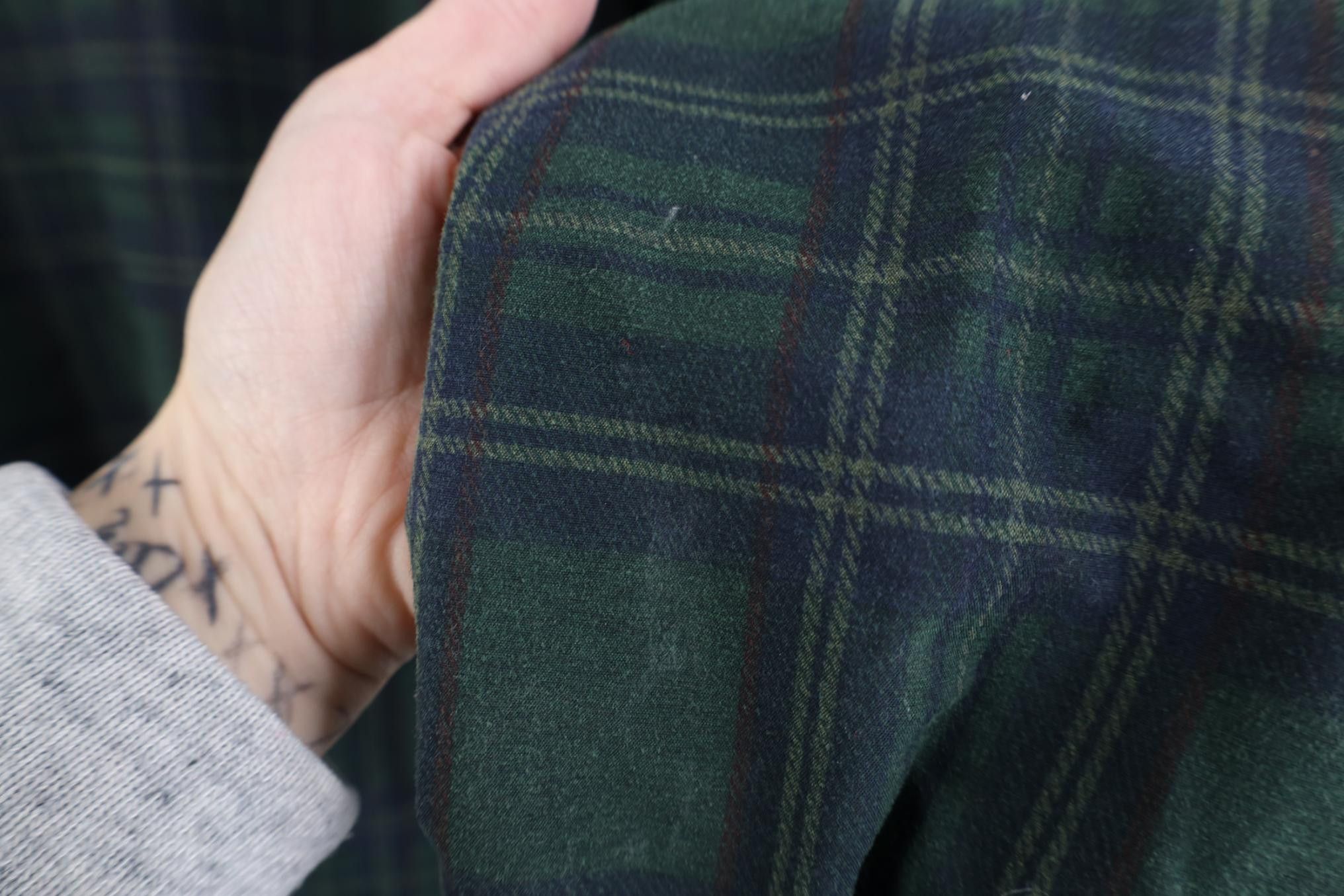 Vintage Vintage 90s Streetwear Pullover Windbreaker Jacket Plaid USA Size US XL / EU 56 / 4 - 5 Thumbnail