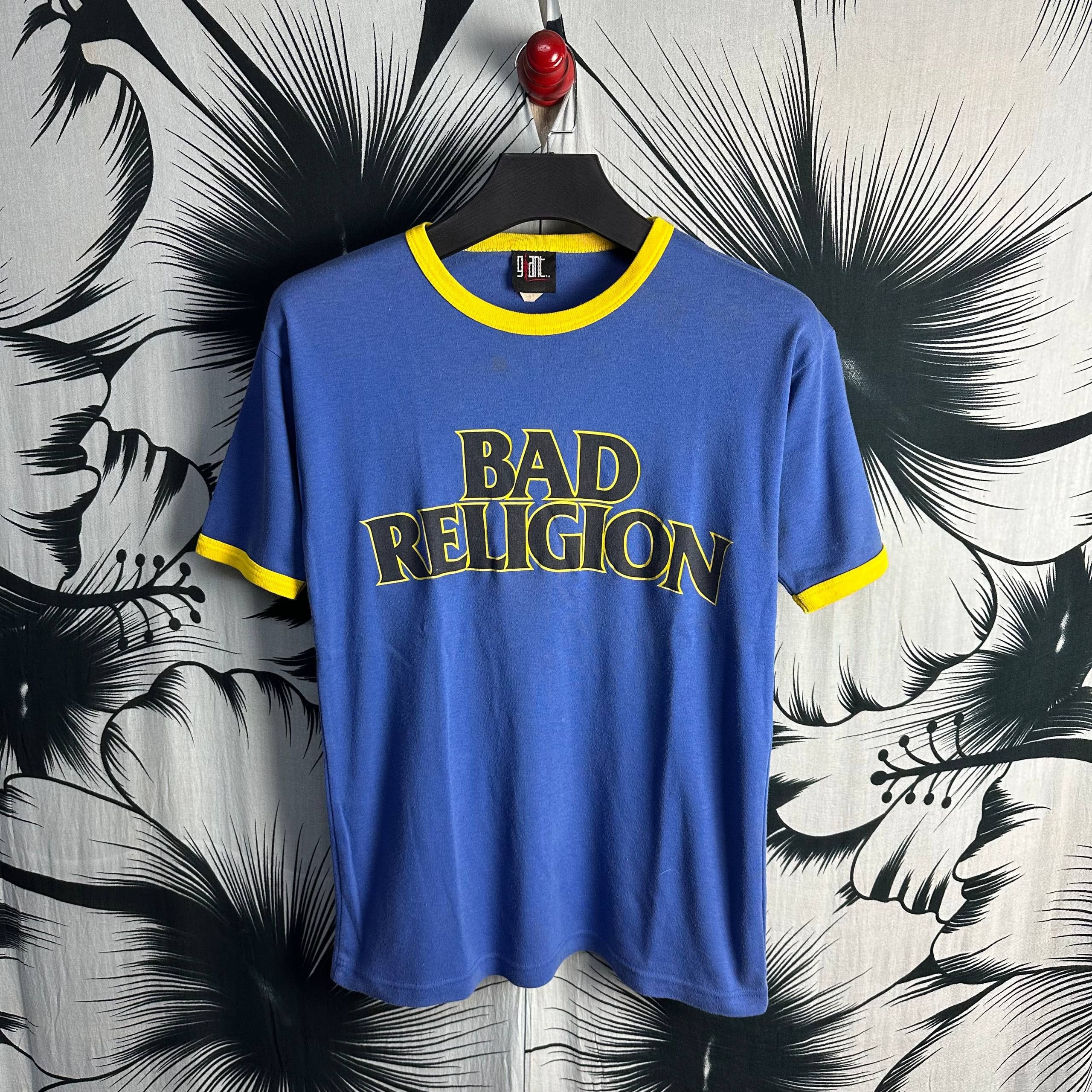 Band Tees Rare Vintage Bad Religion America Punk Rock Ringer T-Shirt Size US M / EU 48-50 / 2 - 1 Thumbnail
