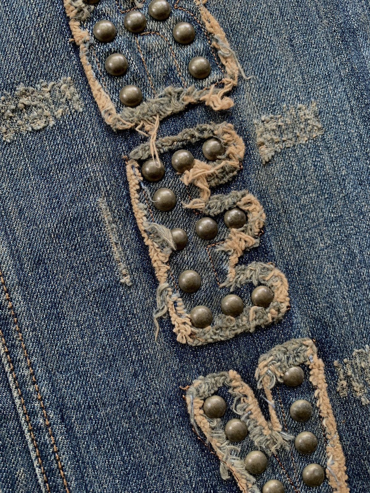 Dolce & Gabbana FREE TAX! Forever Studded Flared Denim Jeans Size US 28 / EU 44 - 7 Thumbnail