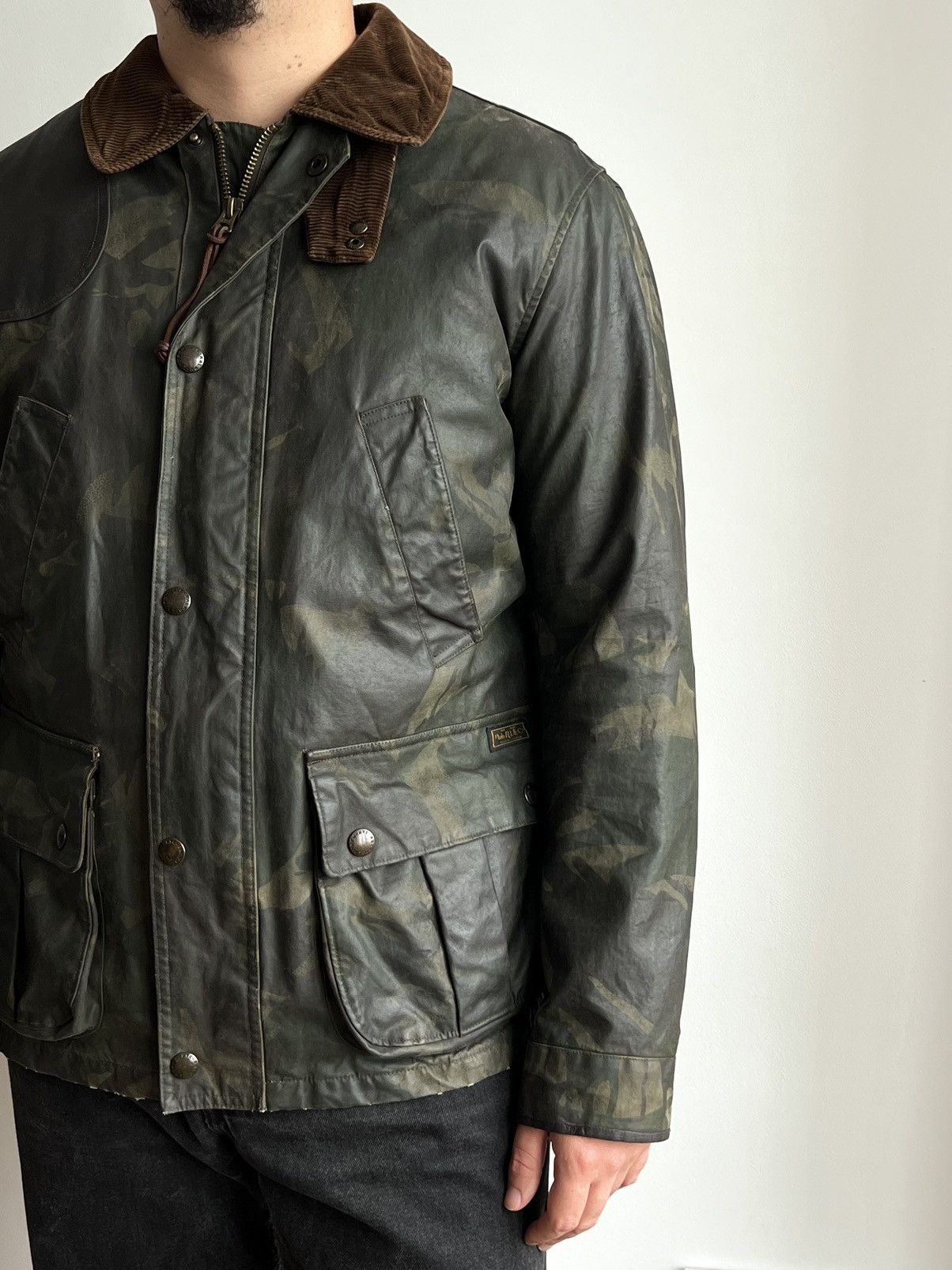 Polo Ralph Lauren Polo by Ralph Lauren DPM Camo Waxed Hunting Coat Size US L / EU 52-54 / 3 - 3 Thumbnail