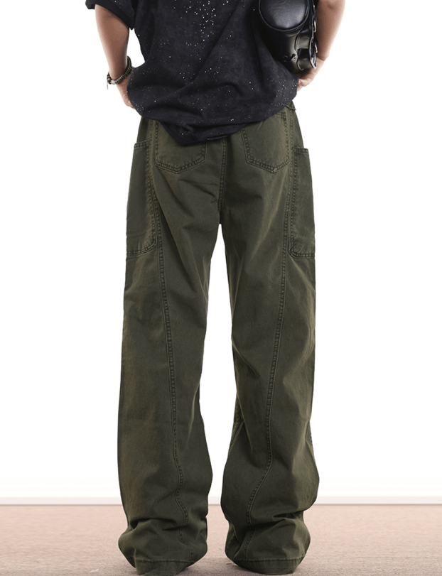 Vintage American retro high street cleanfit cargo jeans Size US 32 / EU 48 - 3 Thumbnail