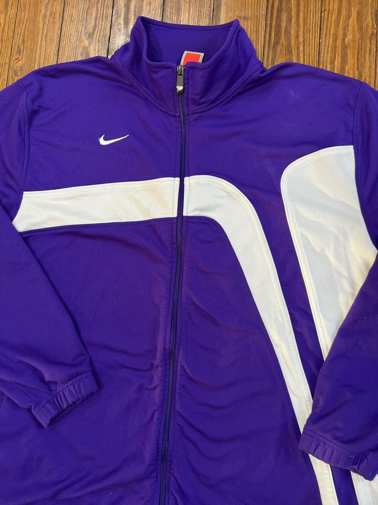 Nike × Vintage Vintage Nike Warmup Track Jacket Size US XL / EU 56 / 4 - 2 Thumbnail