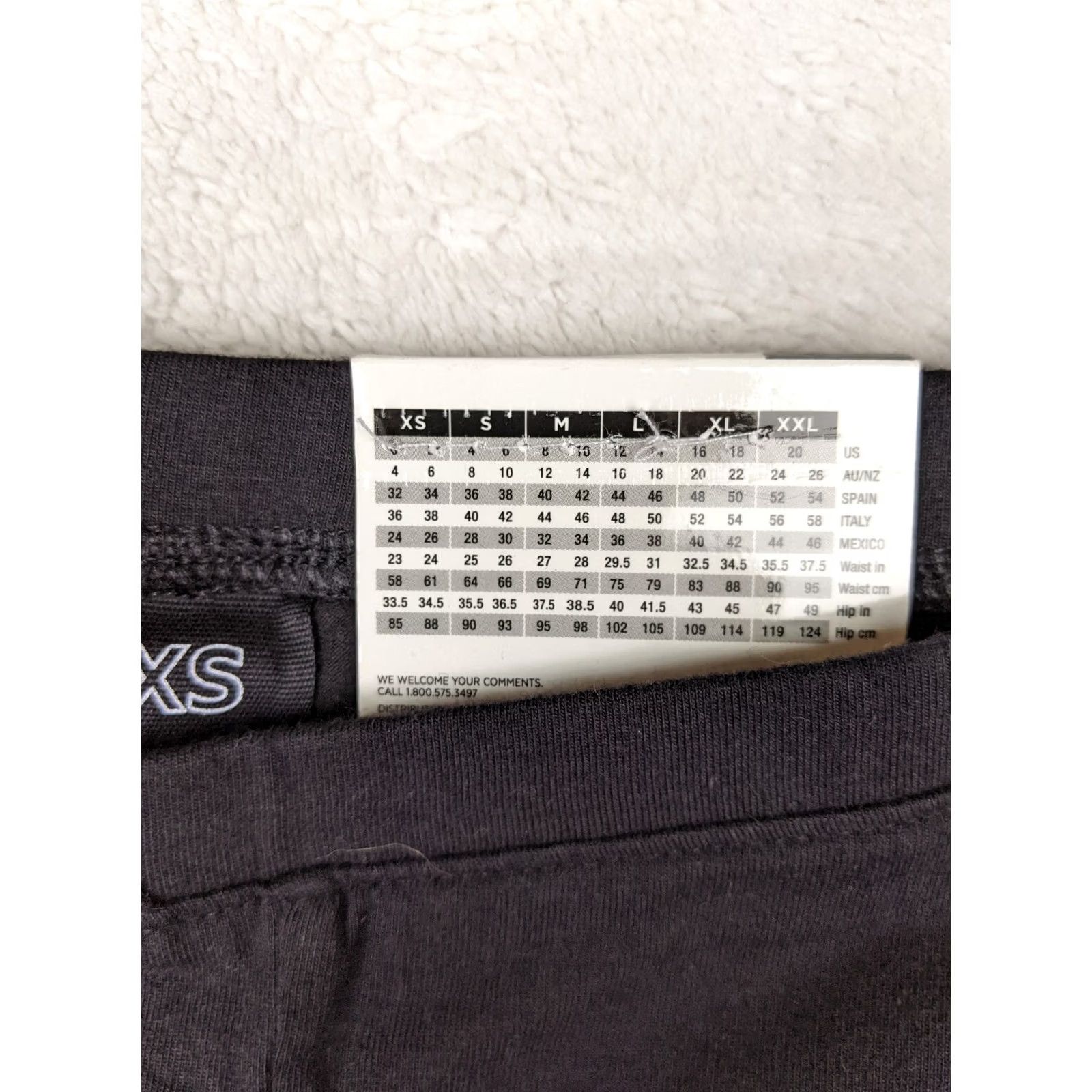 Vintage HUE Legging Womens XS Black Skinny Pants Dark Pull On Lounge Low Rise Size 28" / US 6 / IT 42 - 3 Thumbnail