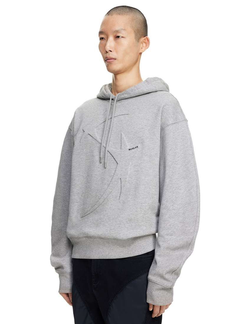 Mugler Mugler x H&M Star Motif Hoodie Size L Size US L / EU 52-54 / 3 - 2 Thumbnail