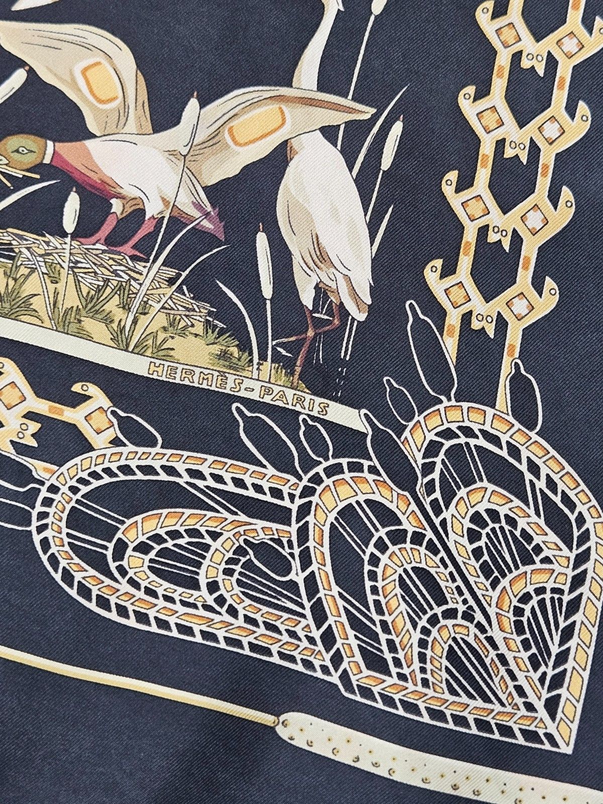 Hermes HERMES Silk Scarf Libres Comme L'Air by Annie Faivre Size ONE SIZE - 3 Thumbnail