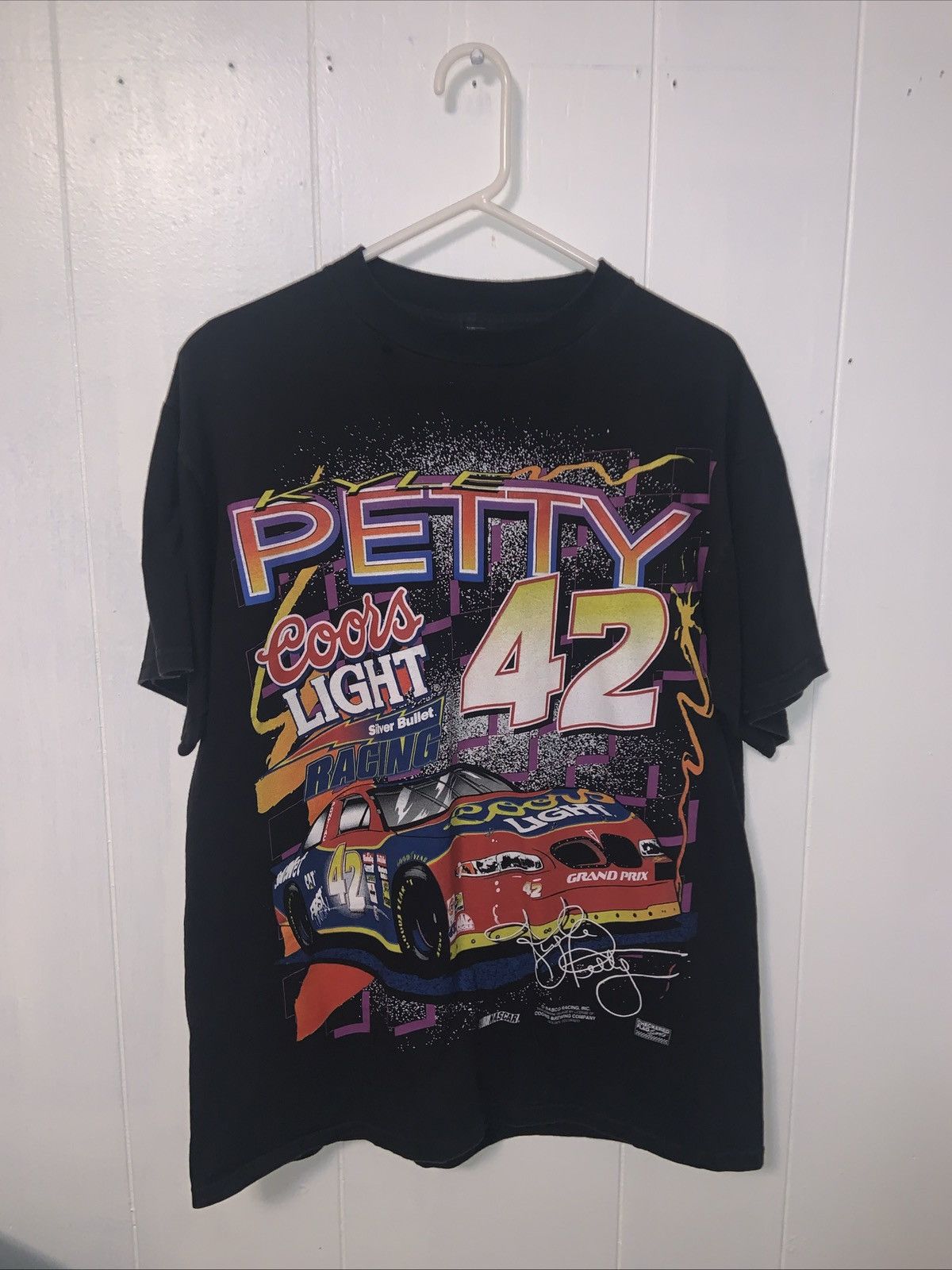 NASCAR Kyle Petty NASCAR T-Shirt AOP - Size Large Size US L / EU 52-54 / 3 - 7 Thumbnail