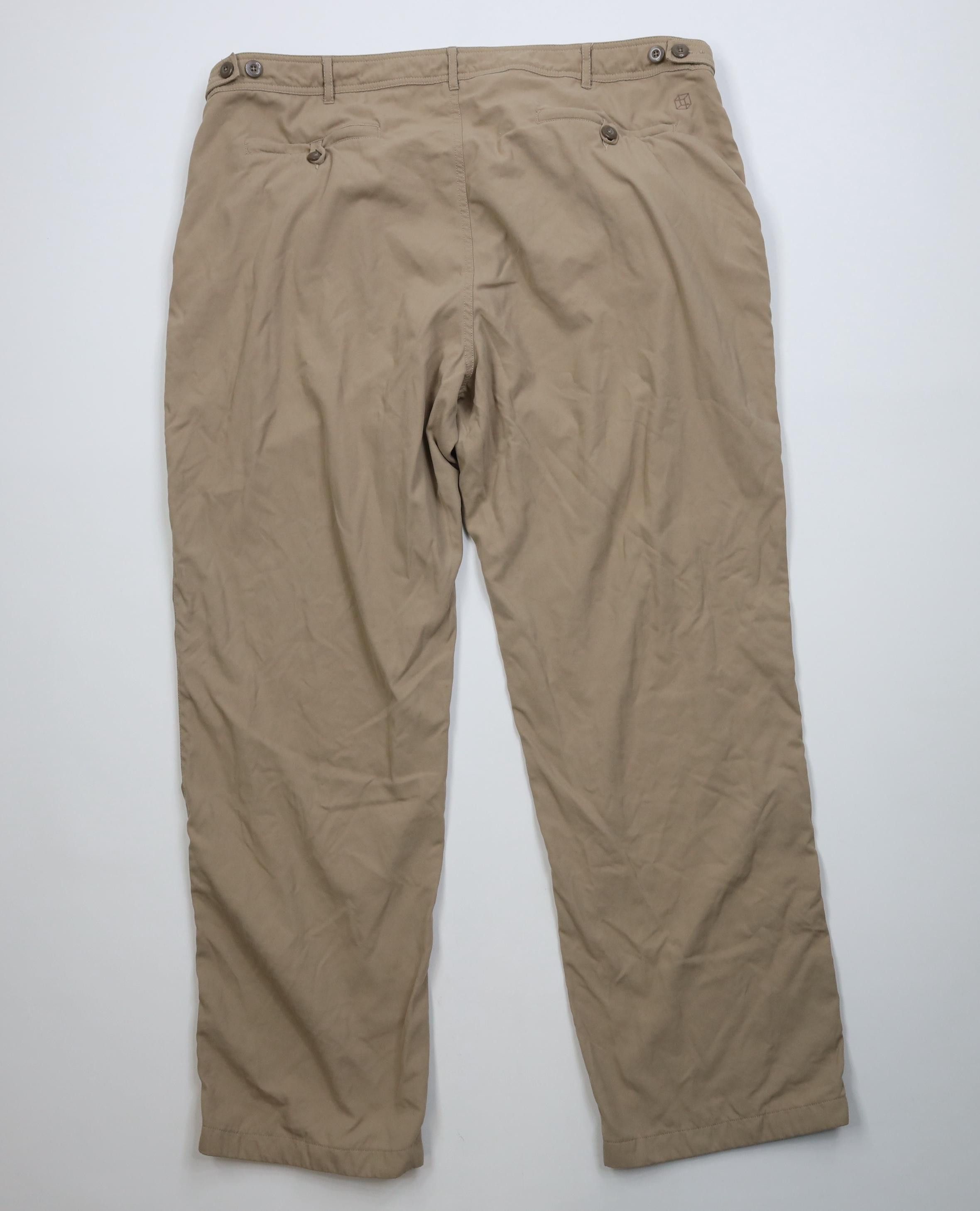 Vintage Clothing Arts Picket Pocket Proof Wide Leg Cargo Pants Beige Size US 42 / EU 58 - 10 Thumbnail