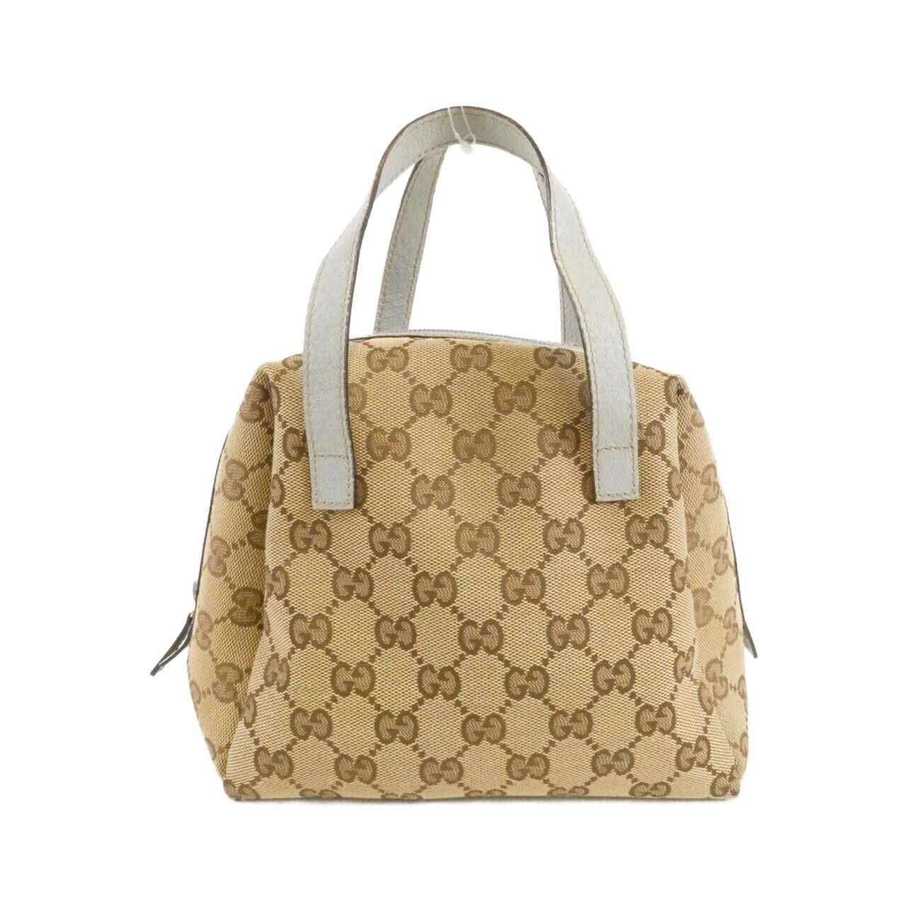 Gucci Gucci GG Canvas Bag Textile Handbag 124542 Duty Free For Usa in Brown, Women's