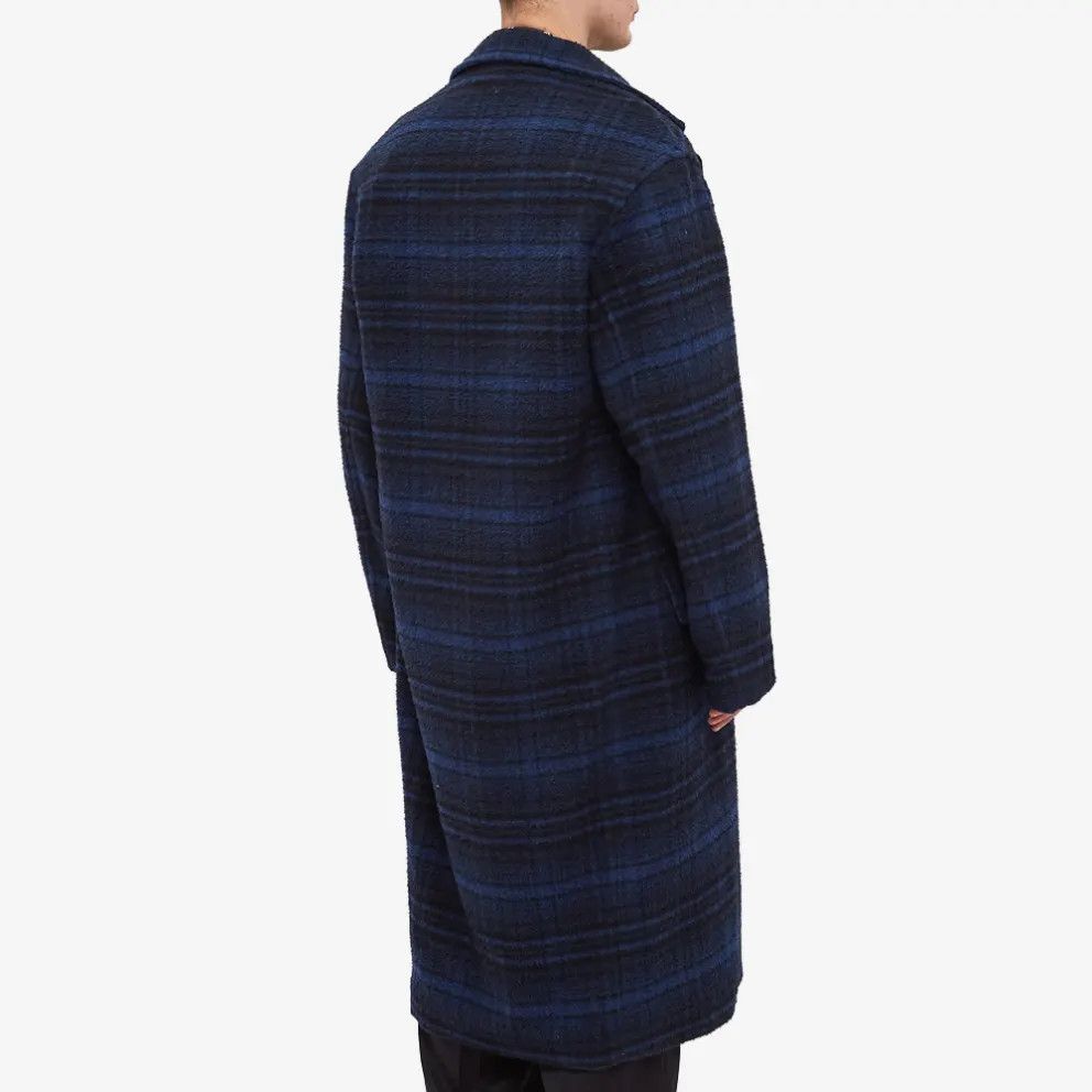 Balenciaga o1bcso1str1124 Cocoon Coat in Blue/Black Size US S / EU 44-46 / 1 - 3 Thumbnail