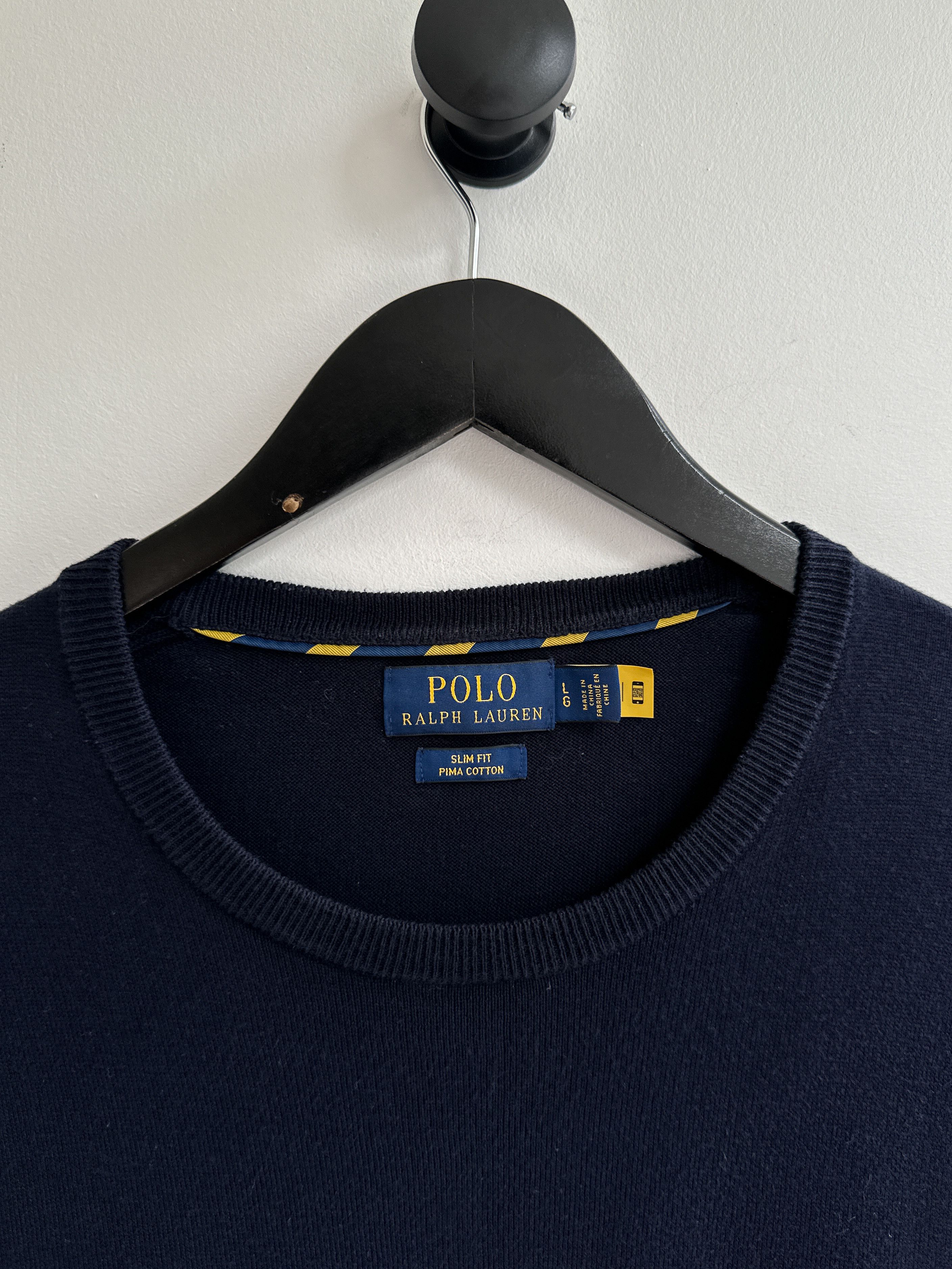 Polo Ralph Lauren × Ralph Lauren Polo Ralph Lauren Blue Jumper Sweater Pullover Size US L / EU 52-54 / 3 - 6 Thumbnail