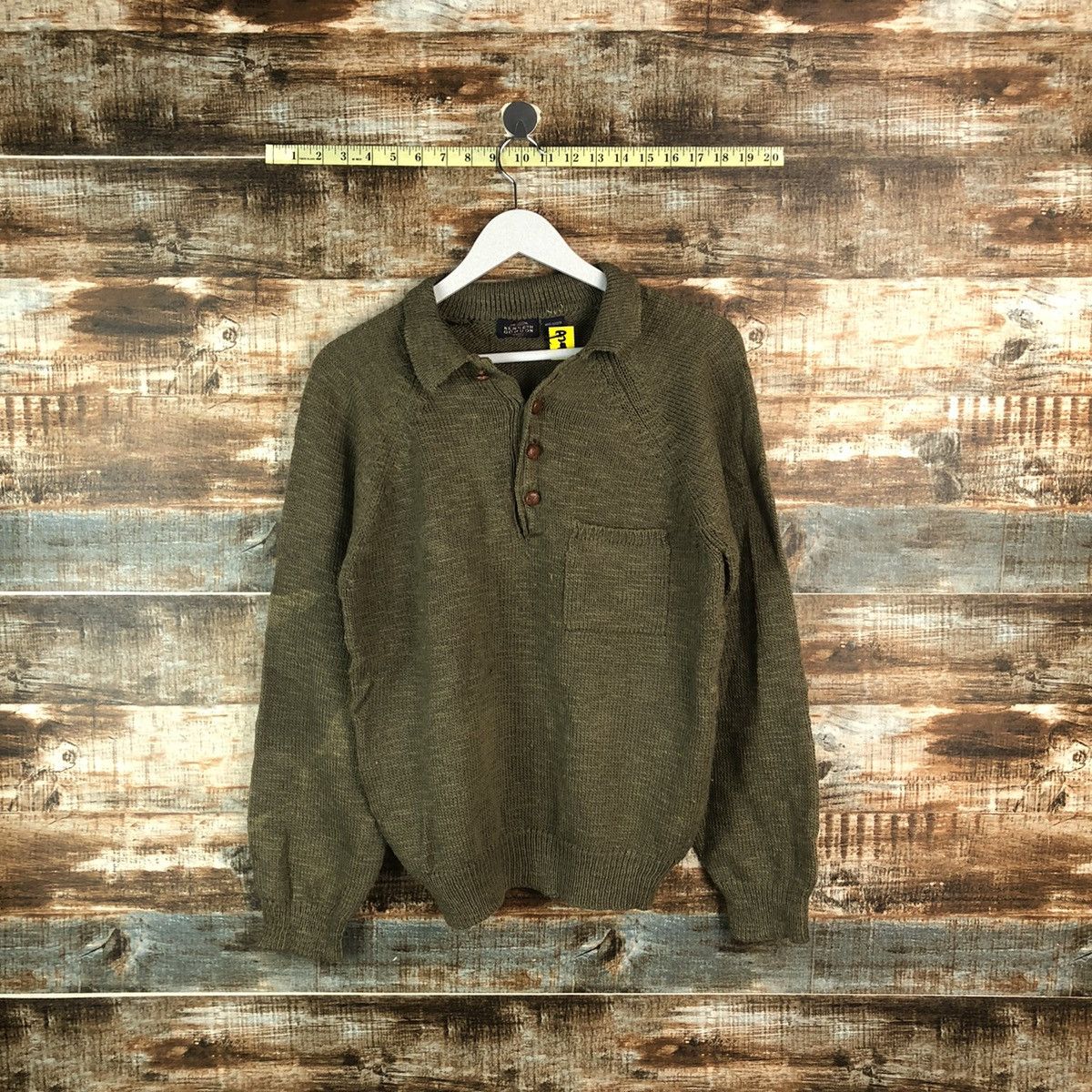 Homespun Knitwear × Japanese Brand Kenneth Gordon Green Knitwear #A2016 Size US M / EU 48-50 / 2 - 1 Thumbnail