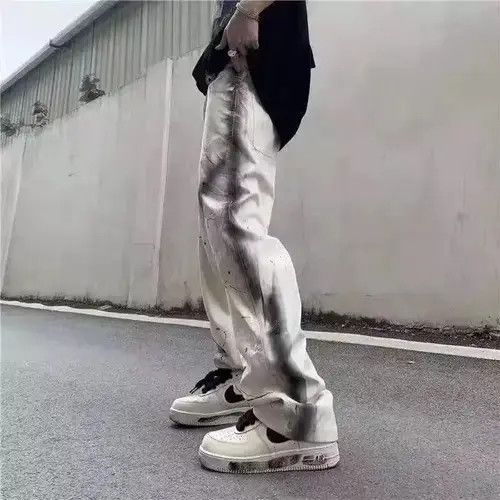 Anime × Japanese Brand × Jean Graffiti streetwear jeans Size US 32 / EU 48 - 3 Thumbnail