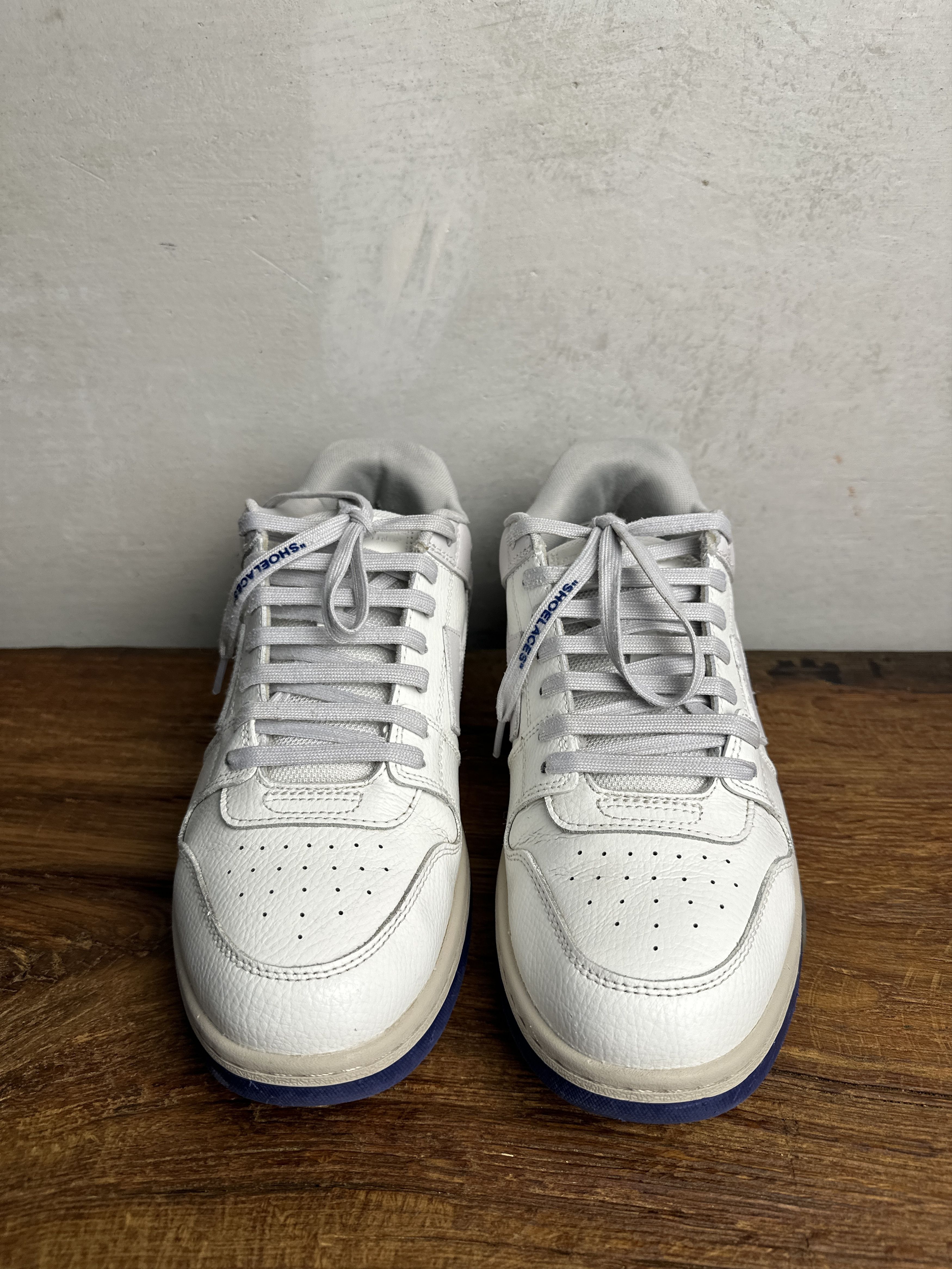 Off-White Off-White Out Of Office Sneakers White/Navy Size US 10 / EU 43 - 10 Thumbnail