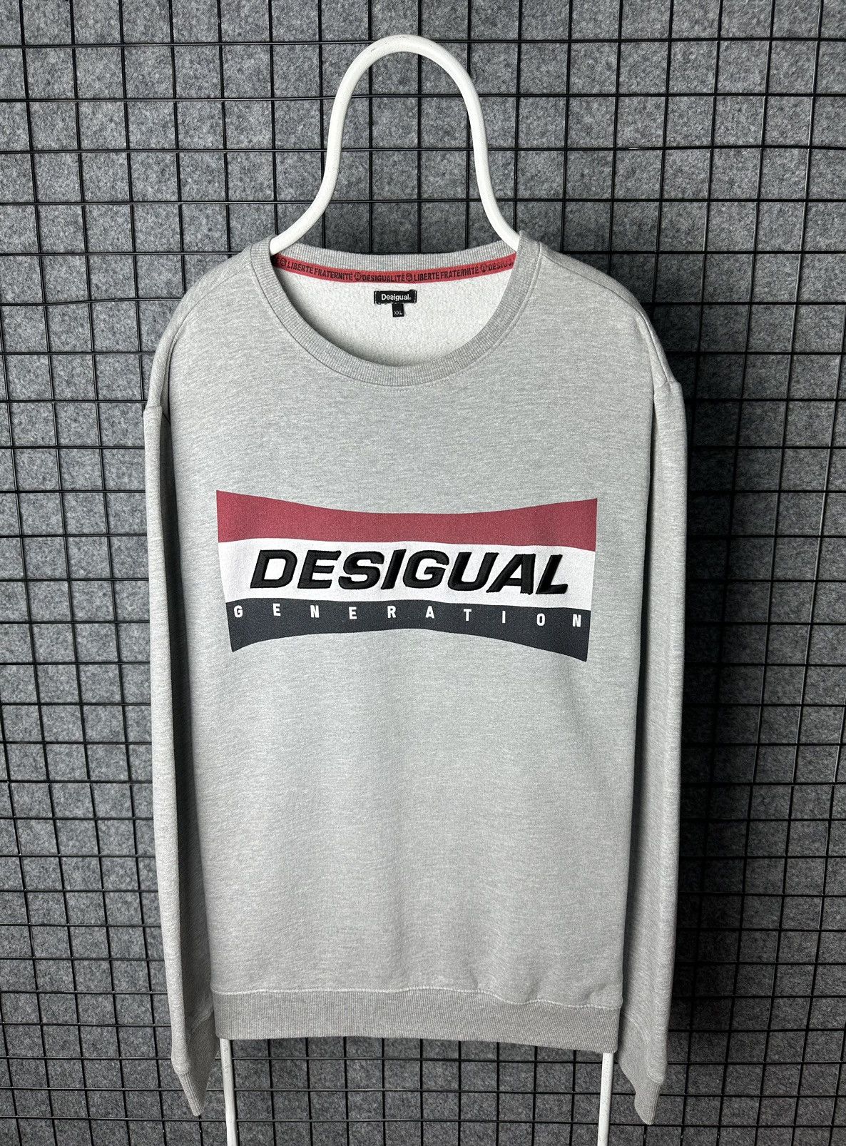 Desigual Desigual Streetwear Embroidered Logo Sweatshirt Size XXL Size US XXL / EU 58 / 5 - 1 Thumbnail