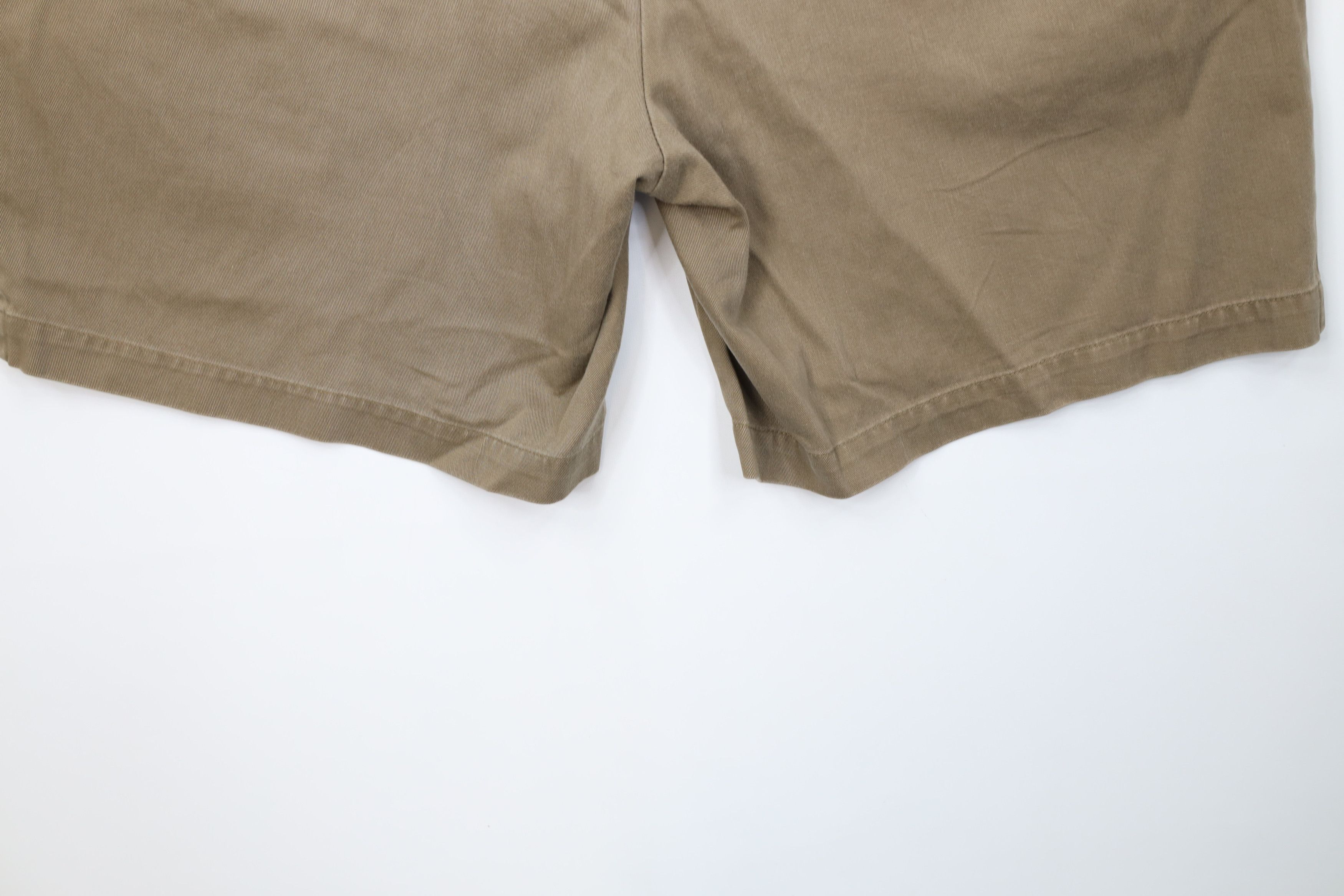 Ralph Lauren Vintage 90s Ralph Lauren Cotton Chino Shorts Light Brown Size US 38 / EU 54 - 11 Thumbnail