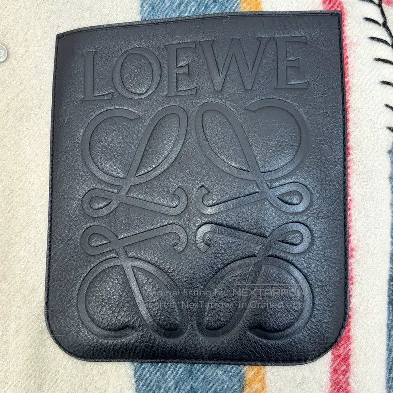 Loewe LOEWE Khaki Vertical Striped Classic Leather Logo Wool Coa Size 4XL / US 24-26 - 8 Thumbnail
