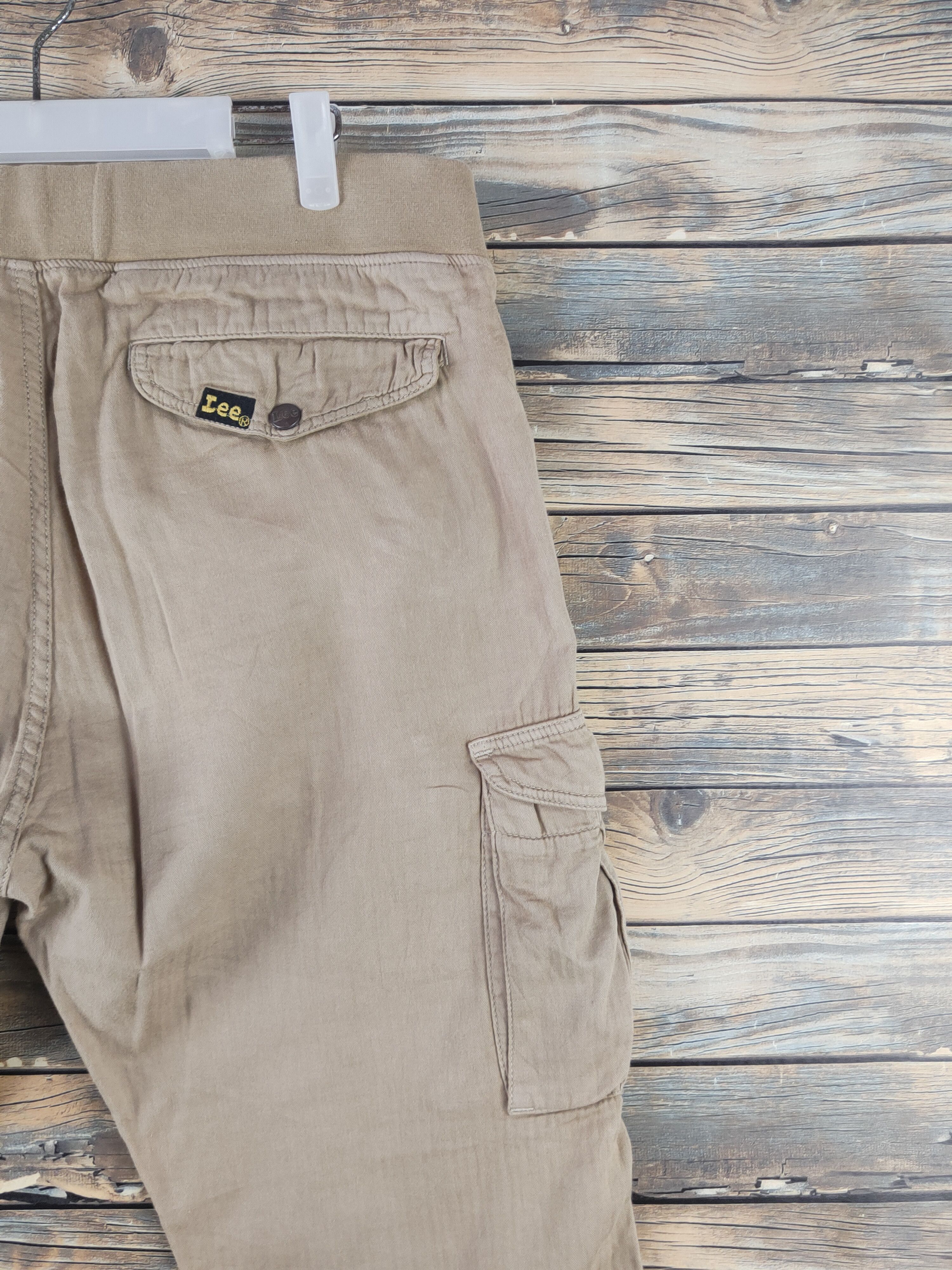 Japanese Brand DL Lee Beige Multipocket Tactical Cargo Pants #1934 Size US 34 / EU 50 - 10 Thumbnail