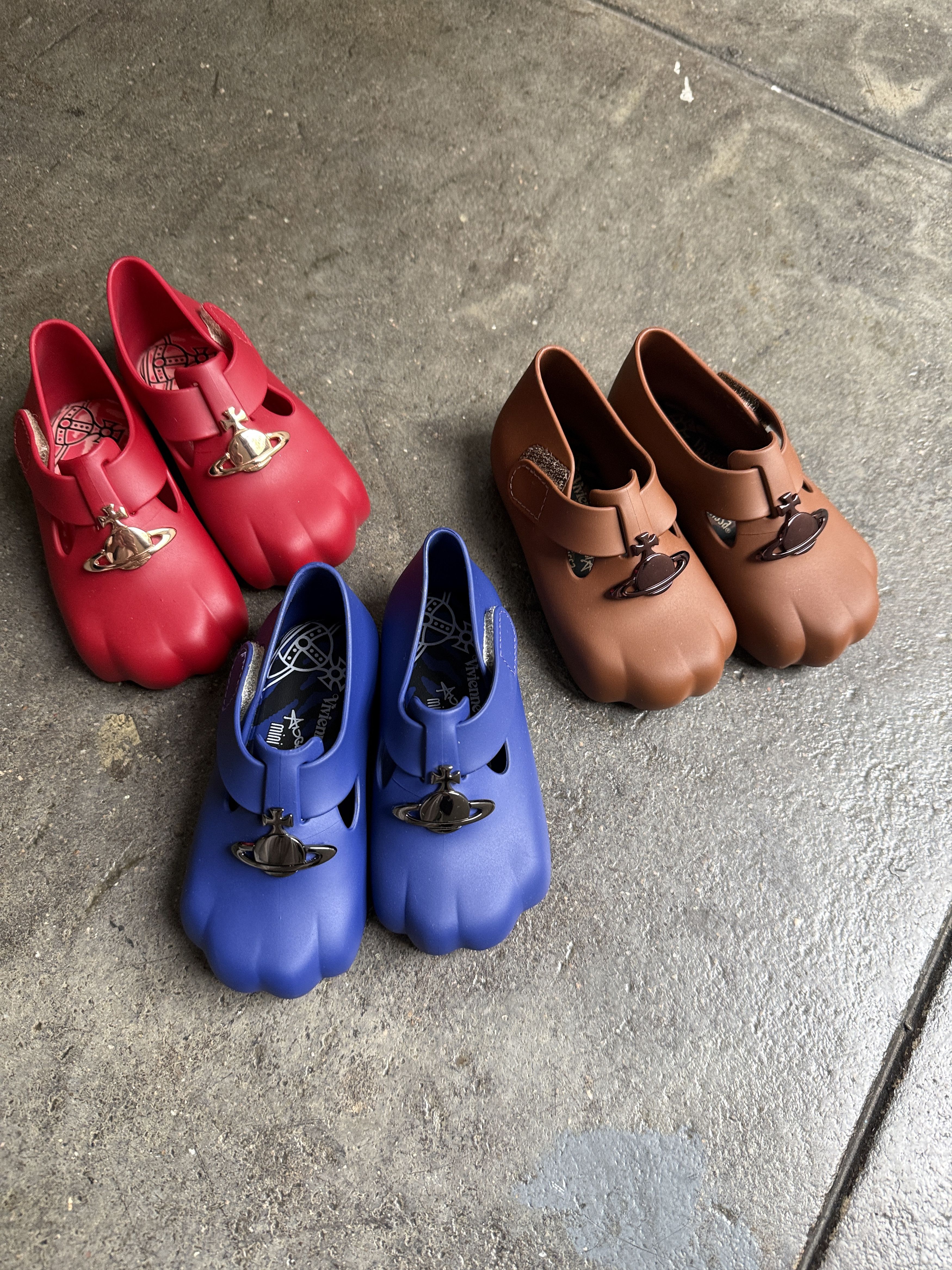 Vivienne Westwood 1/1 Sample Adjustable Melissa Kid Shoe w/ Metal orb Size US 6 / EU 39 - 8 Thumbnail