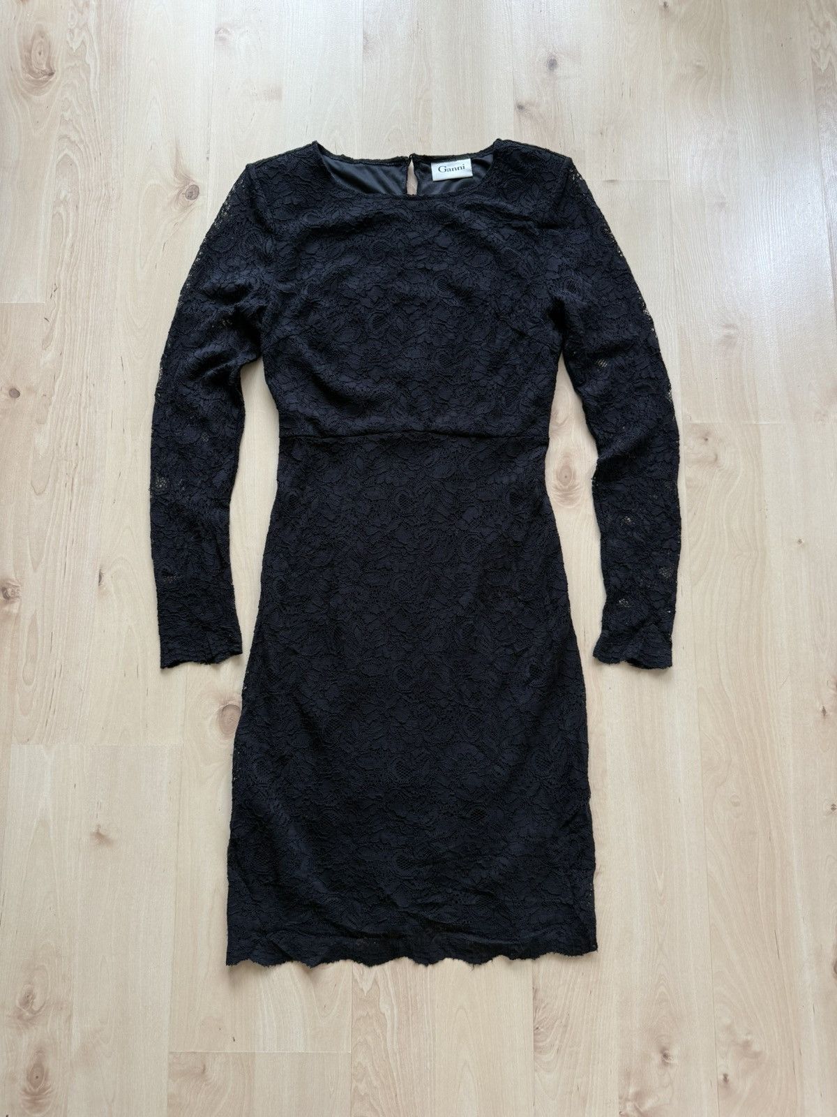 Ganni Ganni camellia lsce mesh midi dress Size XS / US 0-2 / IT 36-38 - 1 Thumbnail
