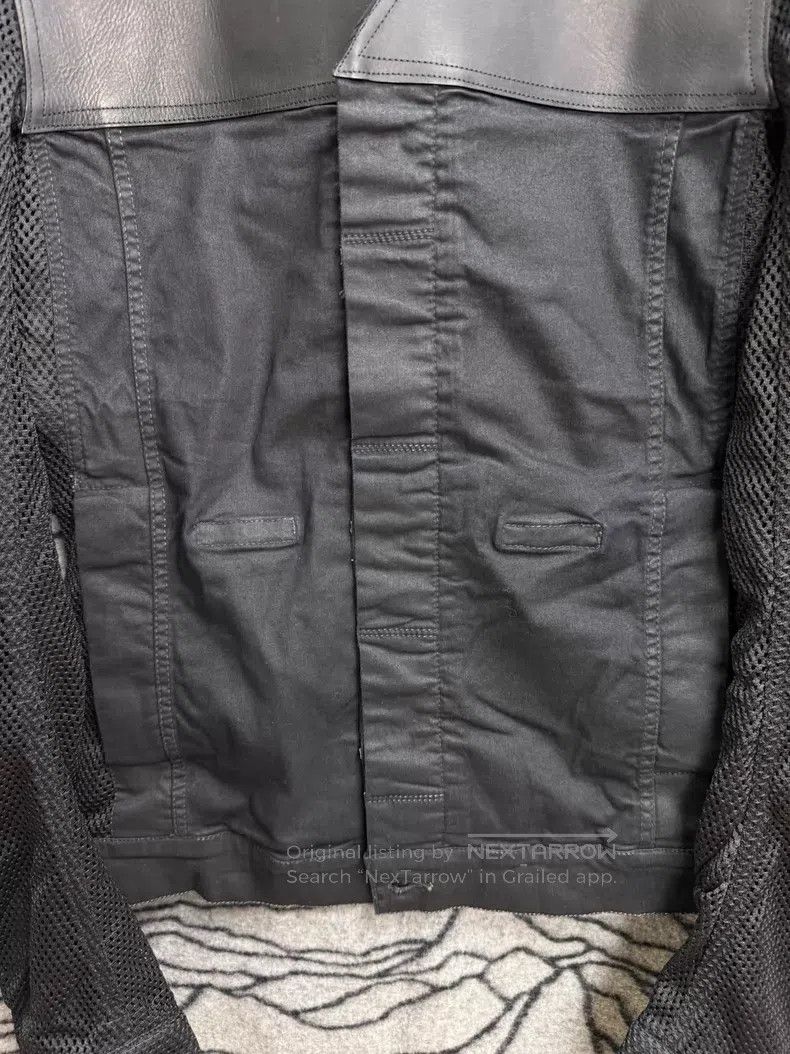Rick Owens Rick Owens Mesh Patchwork Leather Jacket Size US M / EU 48-50 / 2 - 5 Thumbnail