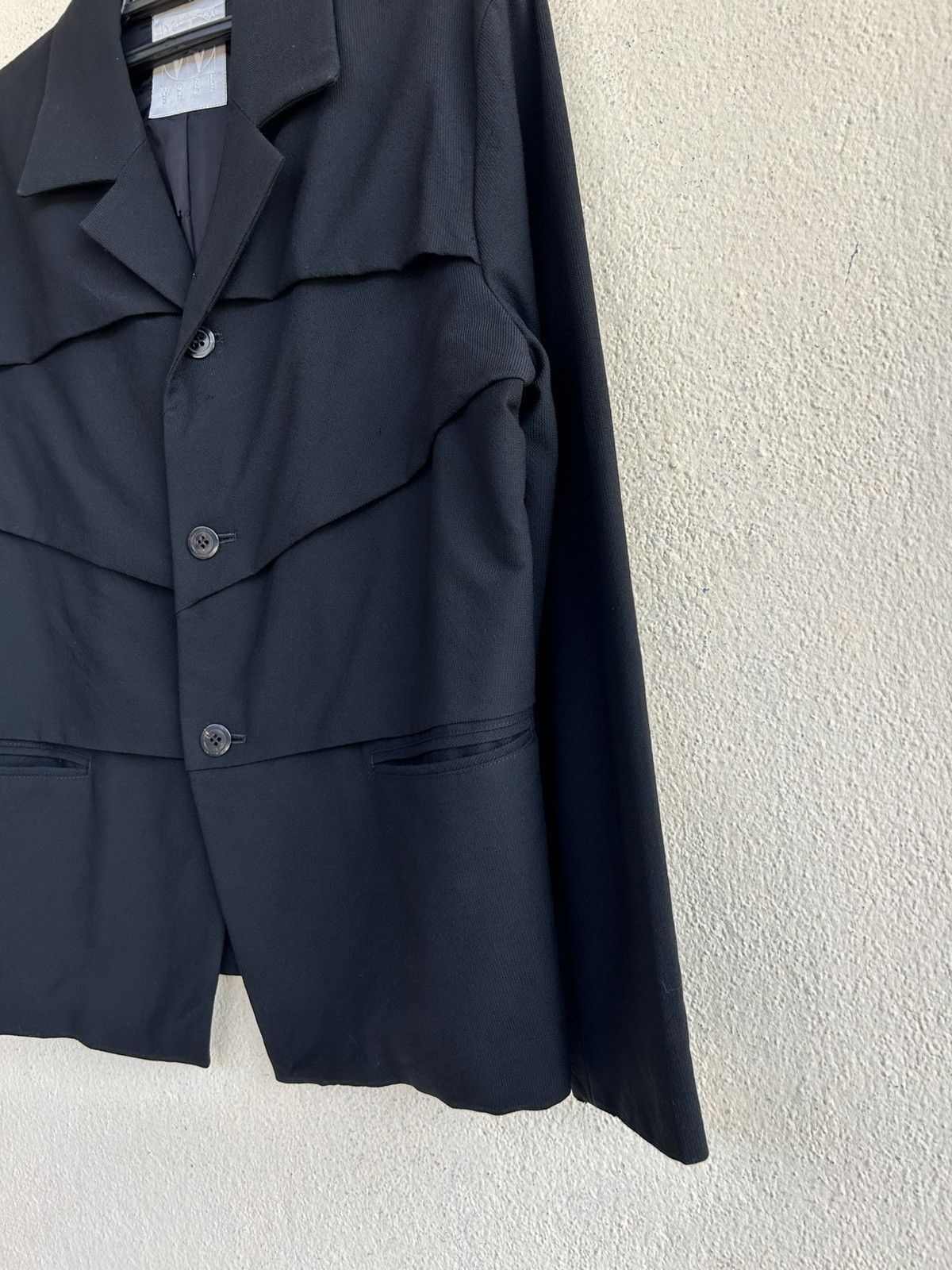 Yohji Yamamoto Work Shop Blazer Jacket Size M / US 6-8 / IT 42-44 - 4 Thumbnail