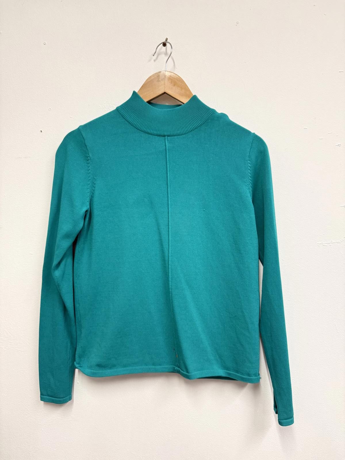 Unknown London Women's Teal Turtleneck Sweater Size M / US 6-8 / IT 42-44 - 1 Thumbnail