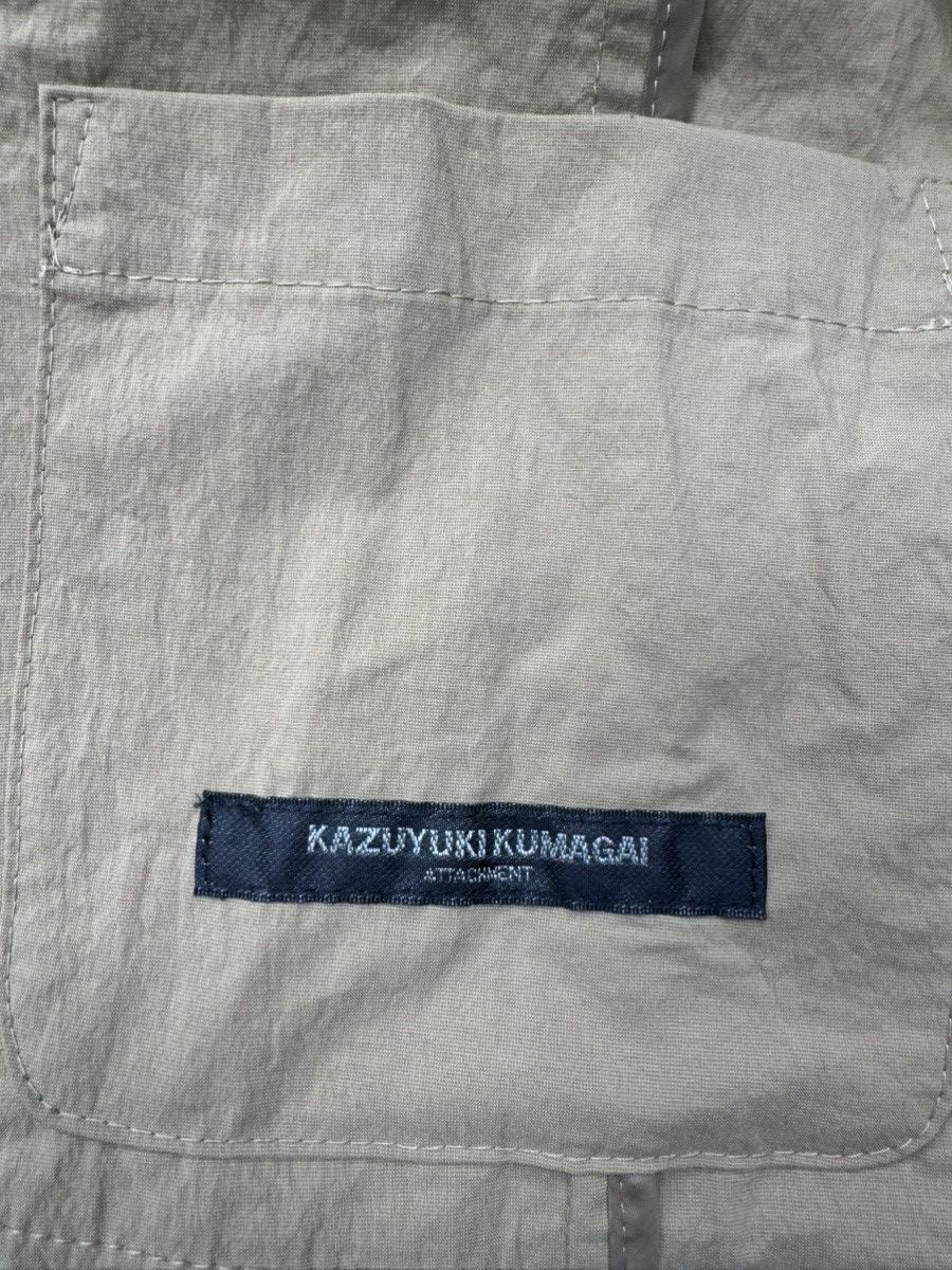 Attachment × Kazuyuki Kumagai Attachment Attachment Kazuyuki Kumagai Nylon Blazer Size 38S - 8 Thumbnail
