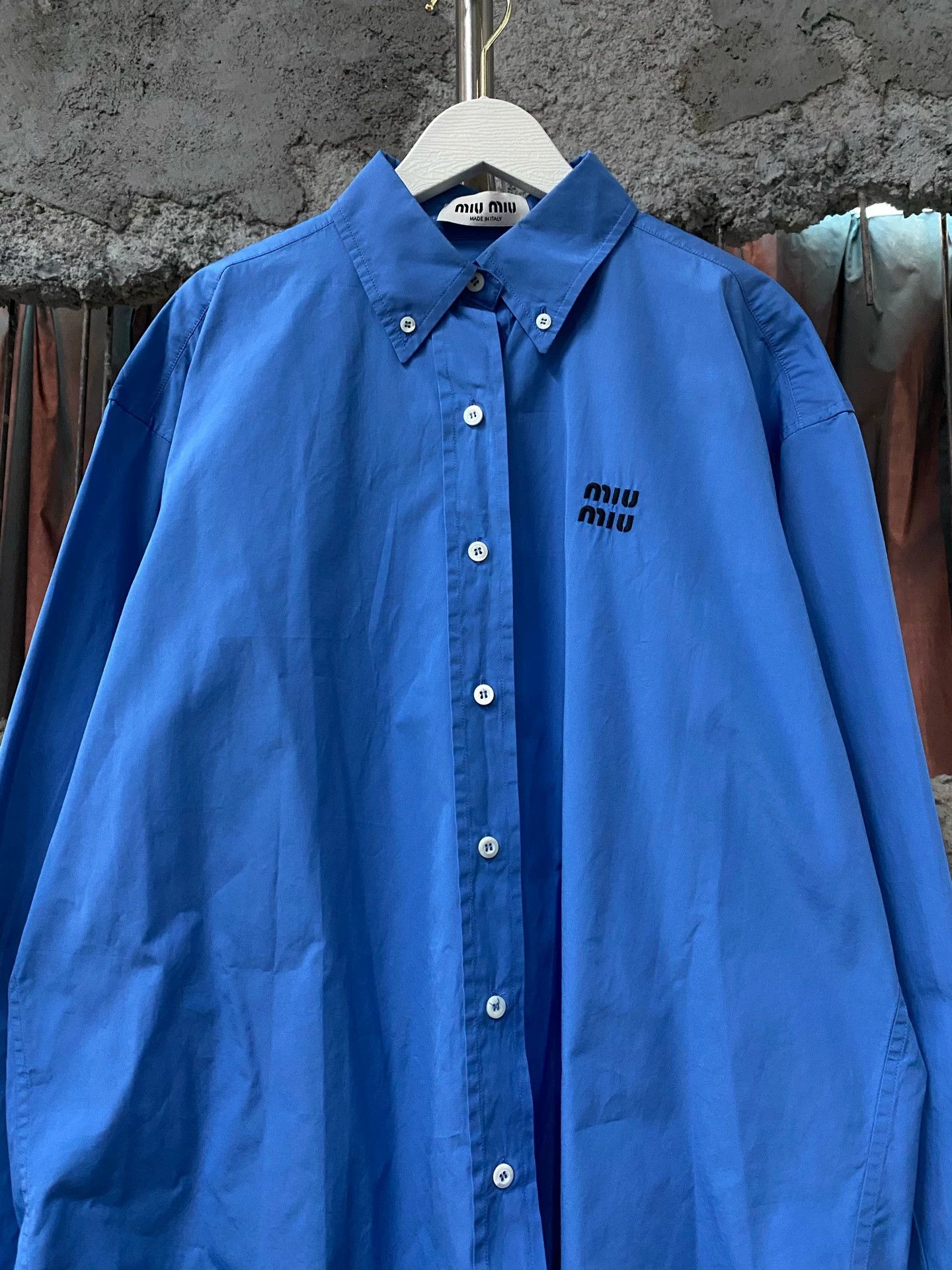 Miu Miu MIU MIU long-sleeve shirt 99 New Size XXL / US 16-18 / IT 52-54 - 3 Thumbnail
