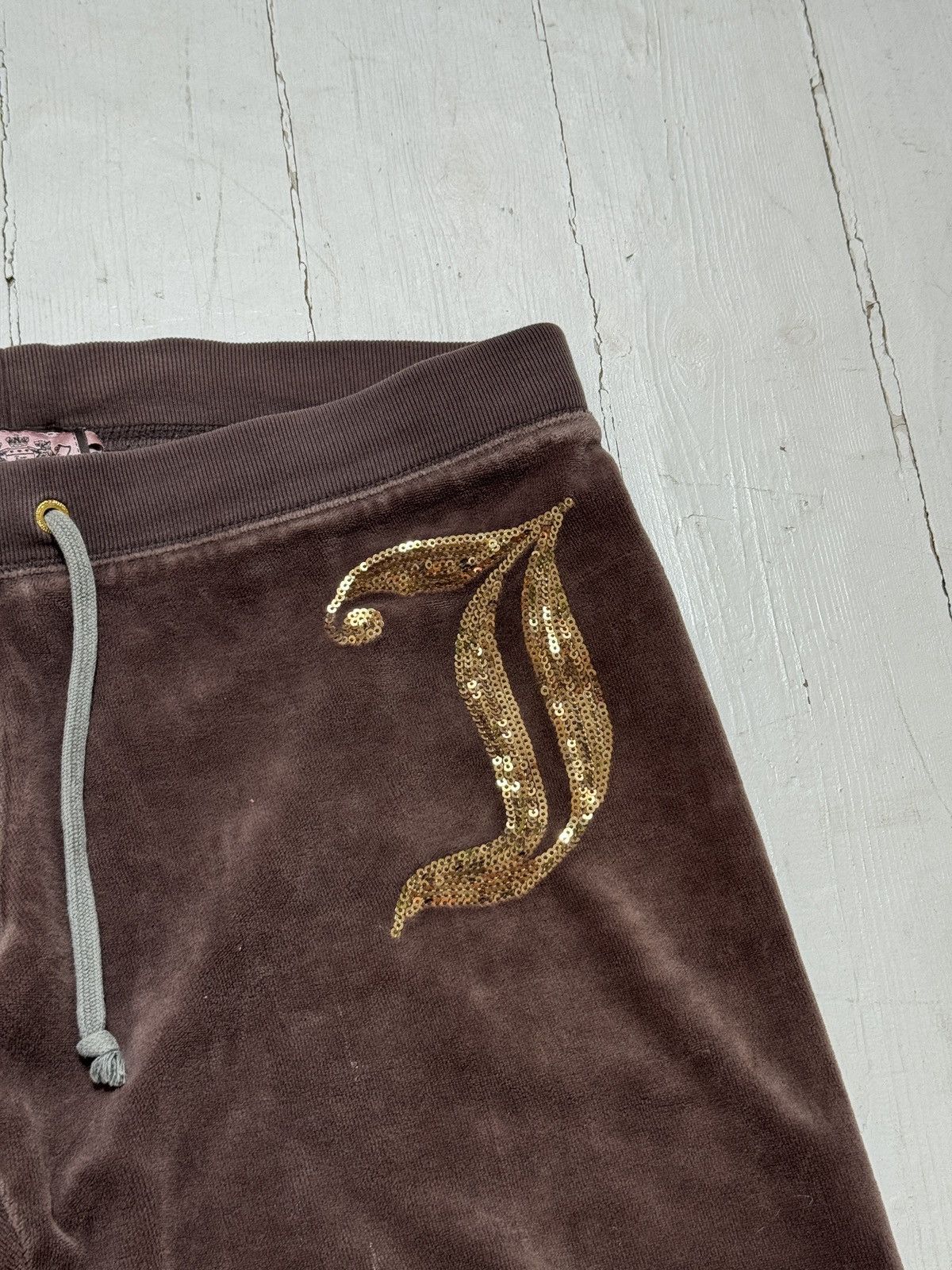 Juicy Couture VINTAGE VELOUR JUICY COUTURE 2000s PANTS Size 30" / US 8 / IT 44 - 4 Thumbnail