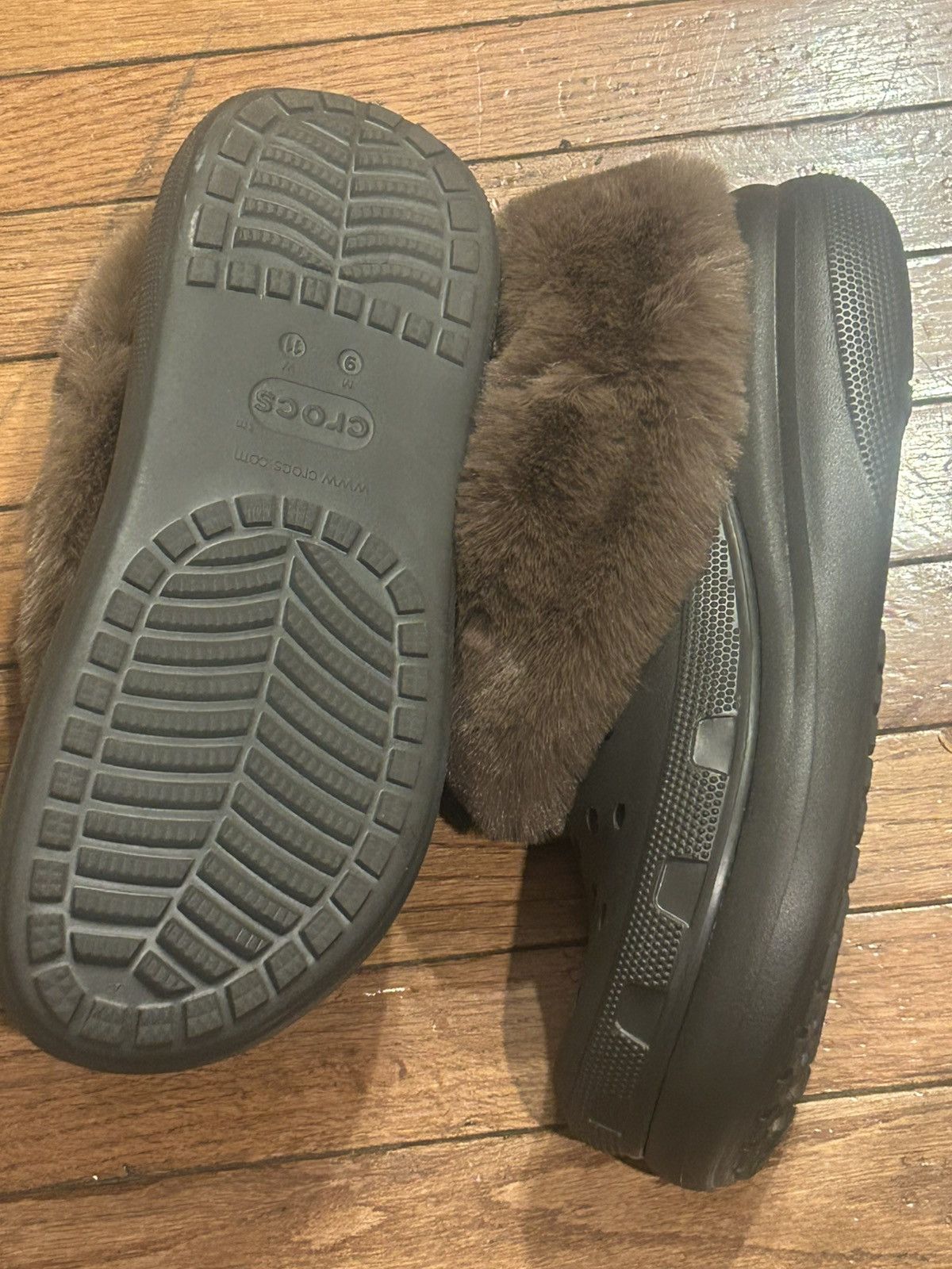 Crocs Crocs Furever Crush Brown Size US 11 / IT 41 - 4 Thumbnail