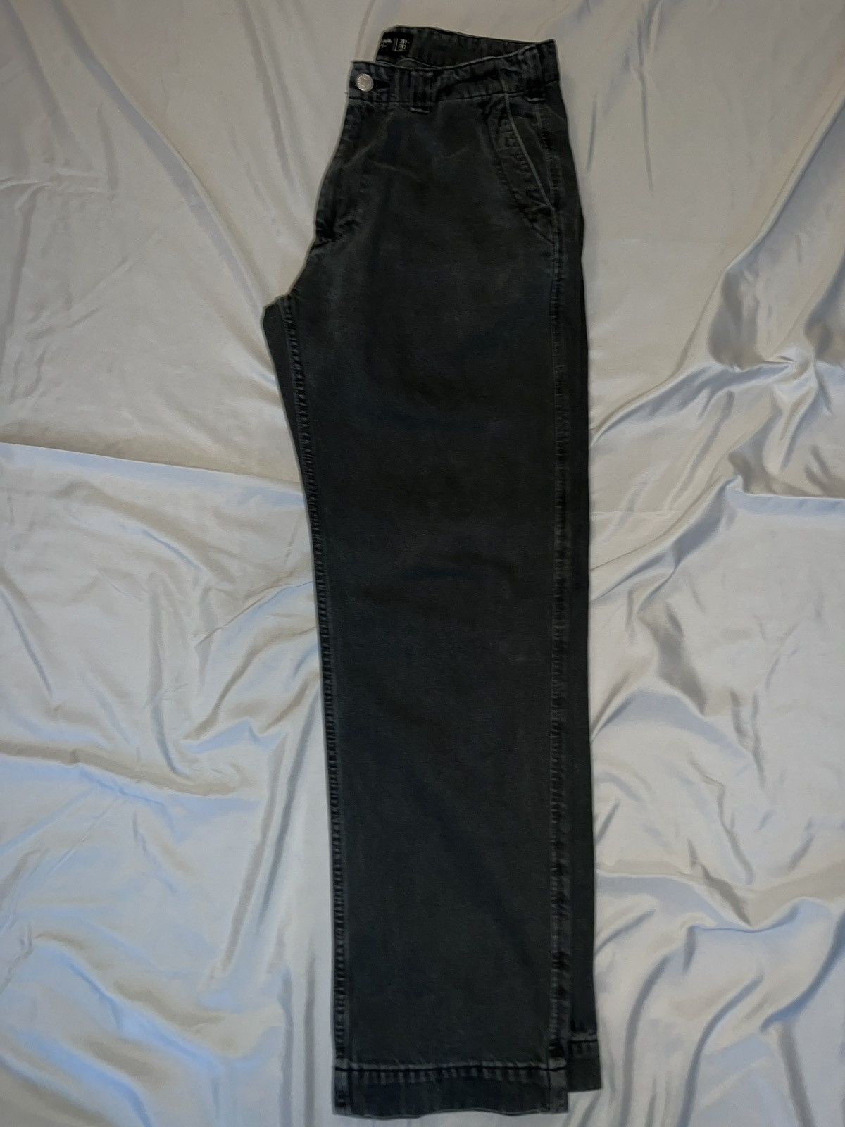 Abercrombie & Fitch A&F Loose Black Wash Jean Size US 31 - 2 Thumbnail