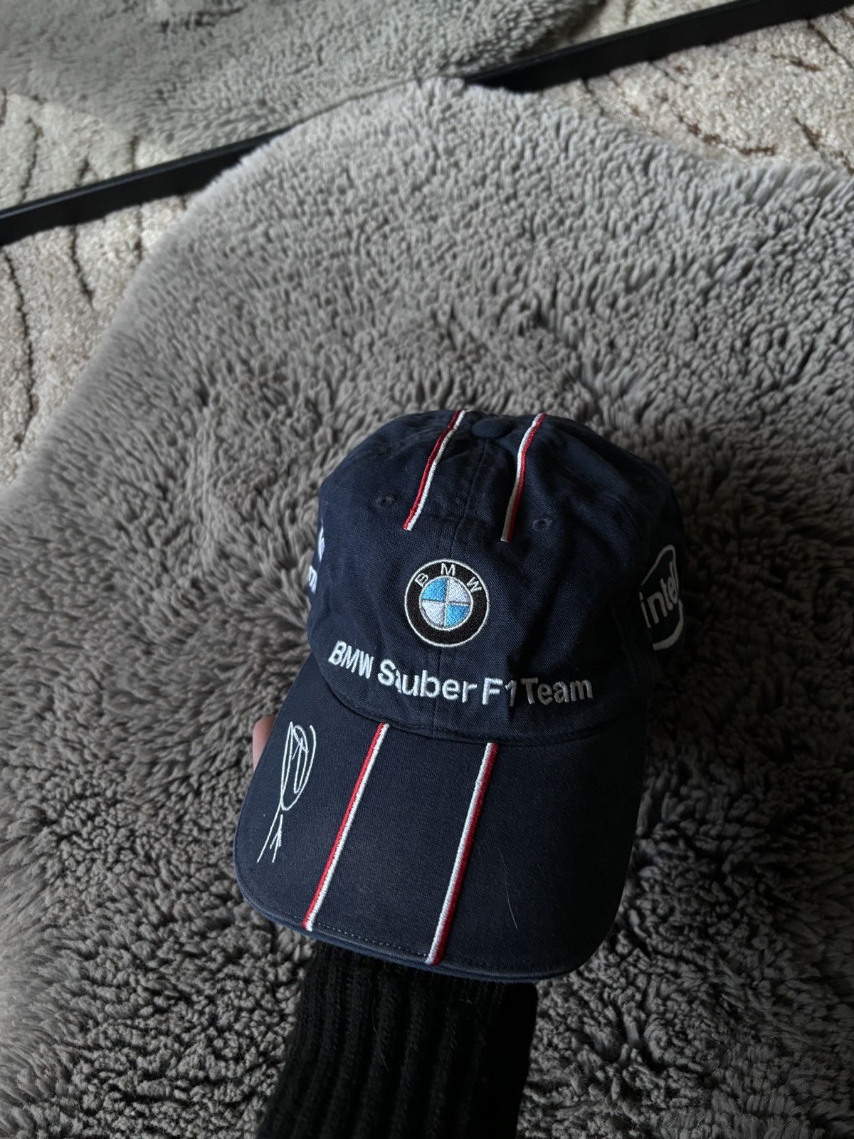 BMW × Formula 1 × Vintage BMW Cap Vintage Sauber F1 Team Intel Petronas Racing hat Size ONE SIZE - 2 Thumbnail