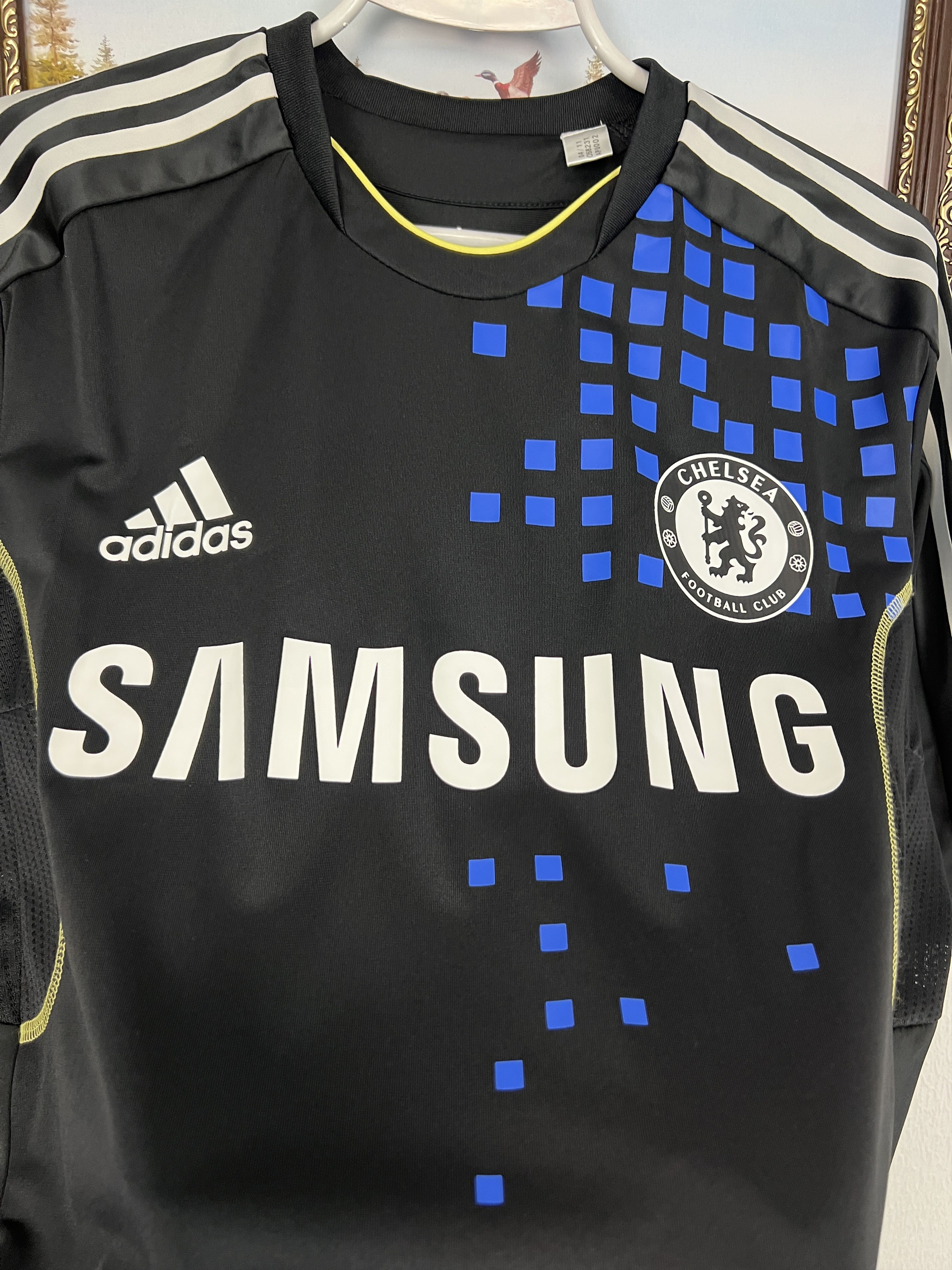 Adidas Chelsea Football Shirt Train Soccer Jersey TechFit Tee Size US L / EU 52-54 / 3 - 3 Thumbnail