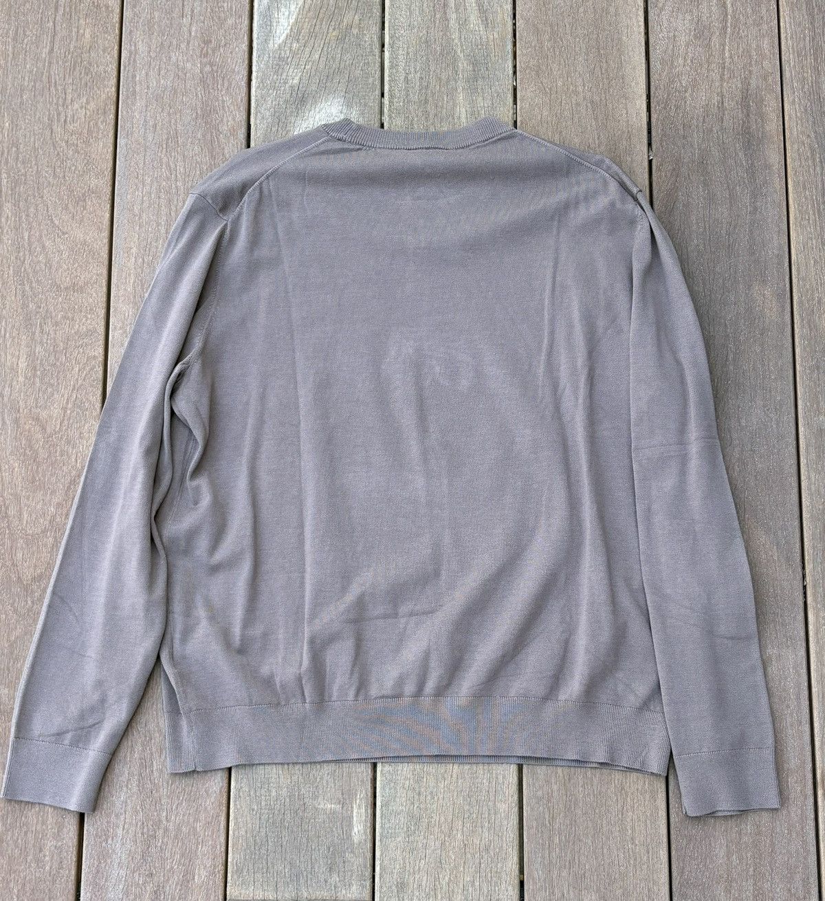 H&M H&M Slim Fit Thin Brown Sweater Men XL Size US XL / EU 56 / 4 - 2 Thumbnail