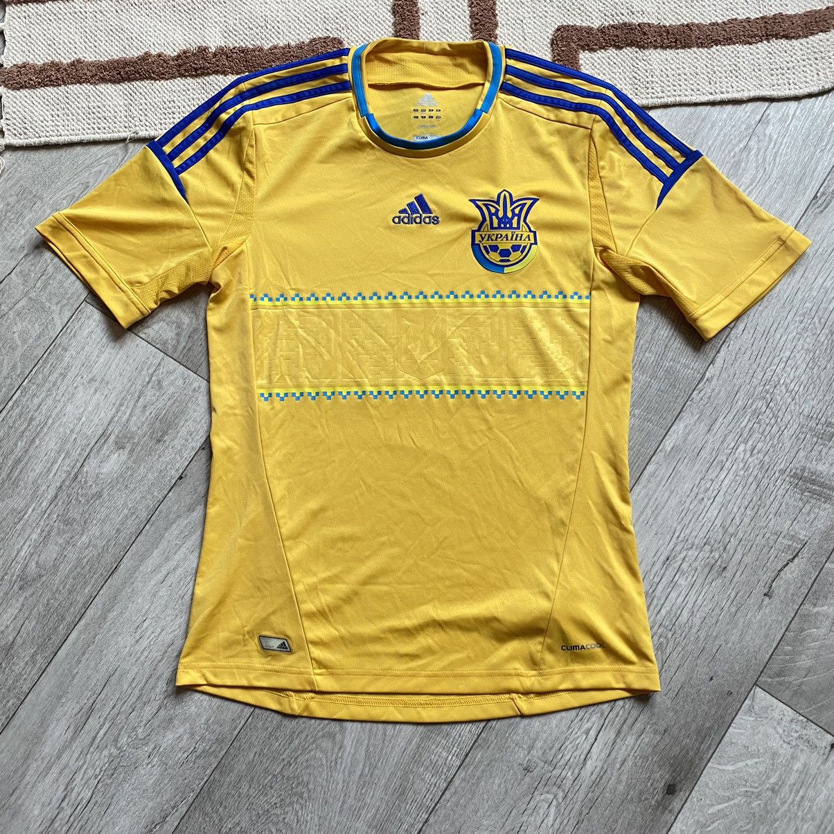 Adidas ADIDAS FC UKRAINE 2012 AMAZING JERSEY T SHIRT Size US S / EU 44-46 / 1 - 1 Thumbnail