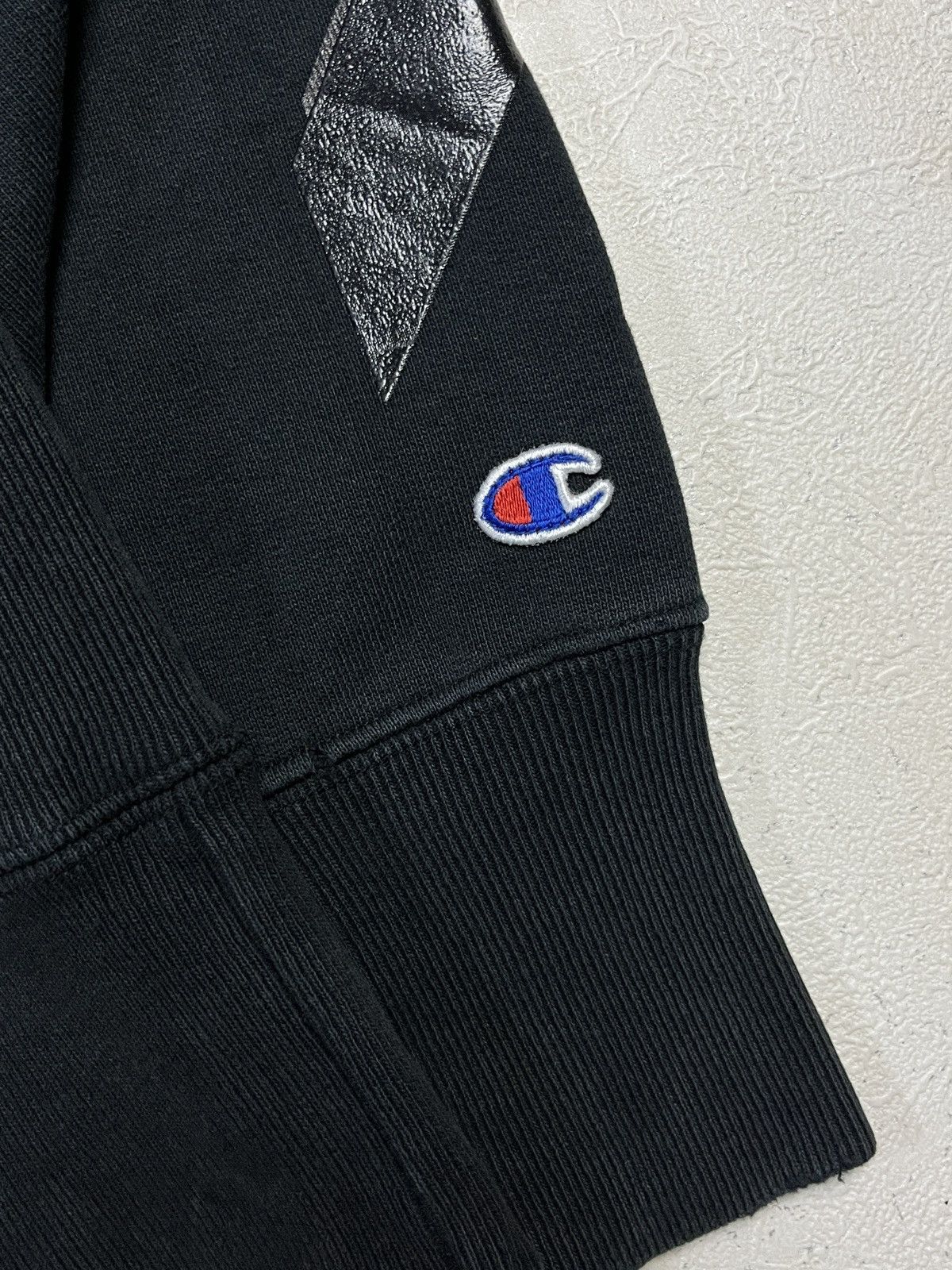 Champion × Off-White FW17 Off-White Champion Distressed Hoodie Size US M / EU 48-50 / 2 - 9 Thumbnail