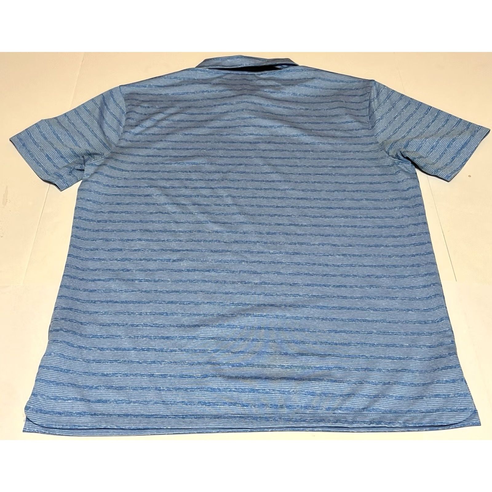 Nike Nike Golf Polo Shirt Mens Blue Striped Dri-Fit Size M Swoosh Logo Button Short Sleeve Casual Activewear Workwear Size US M / EU 48-50 / 2 - 3 Thumbnail