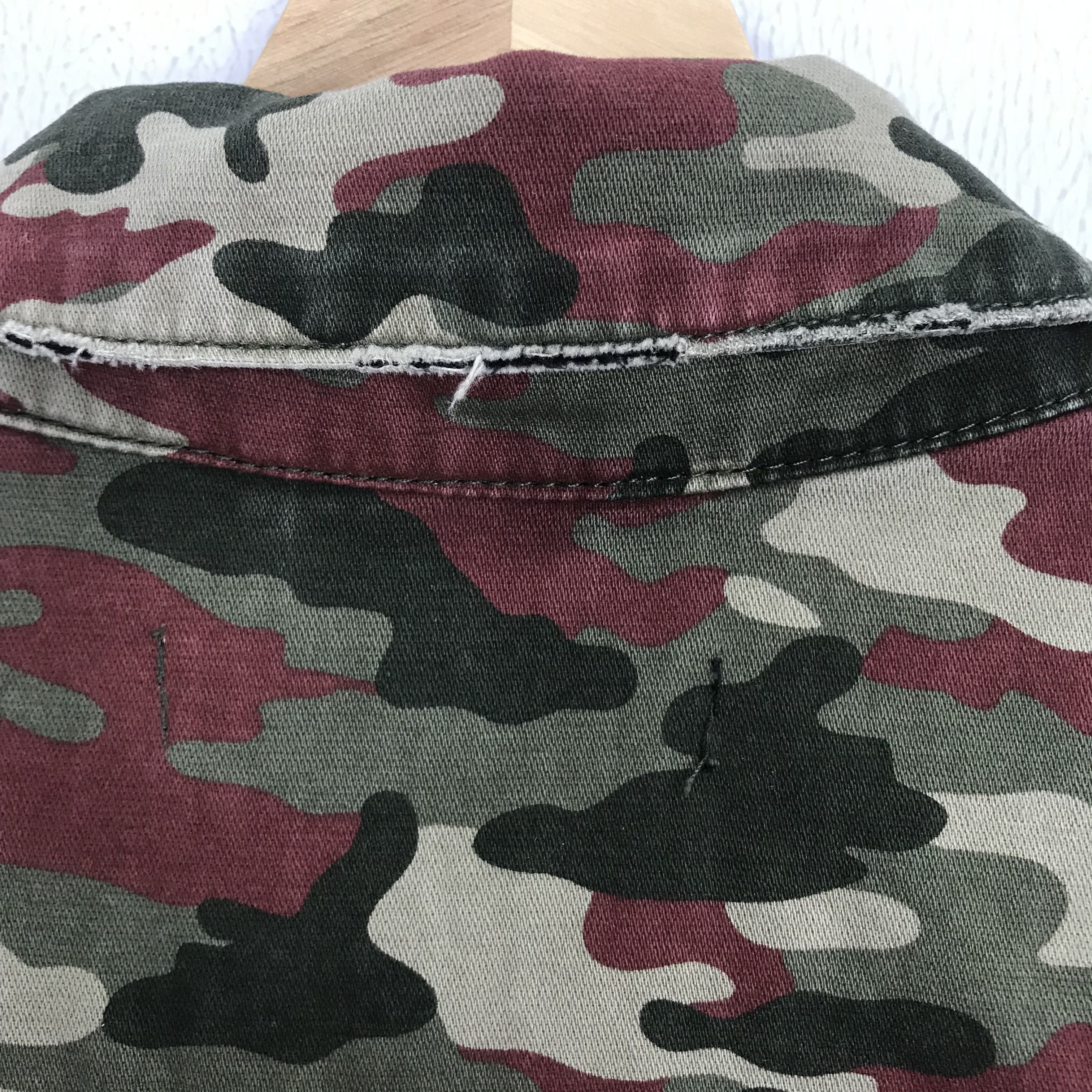 Vintage Vintage Zara Stud Punk Military Camouflage Outfits Jacket Size US M / EU 48-50 / 2 - 8 Thumbnail