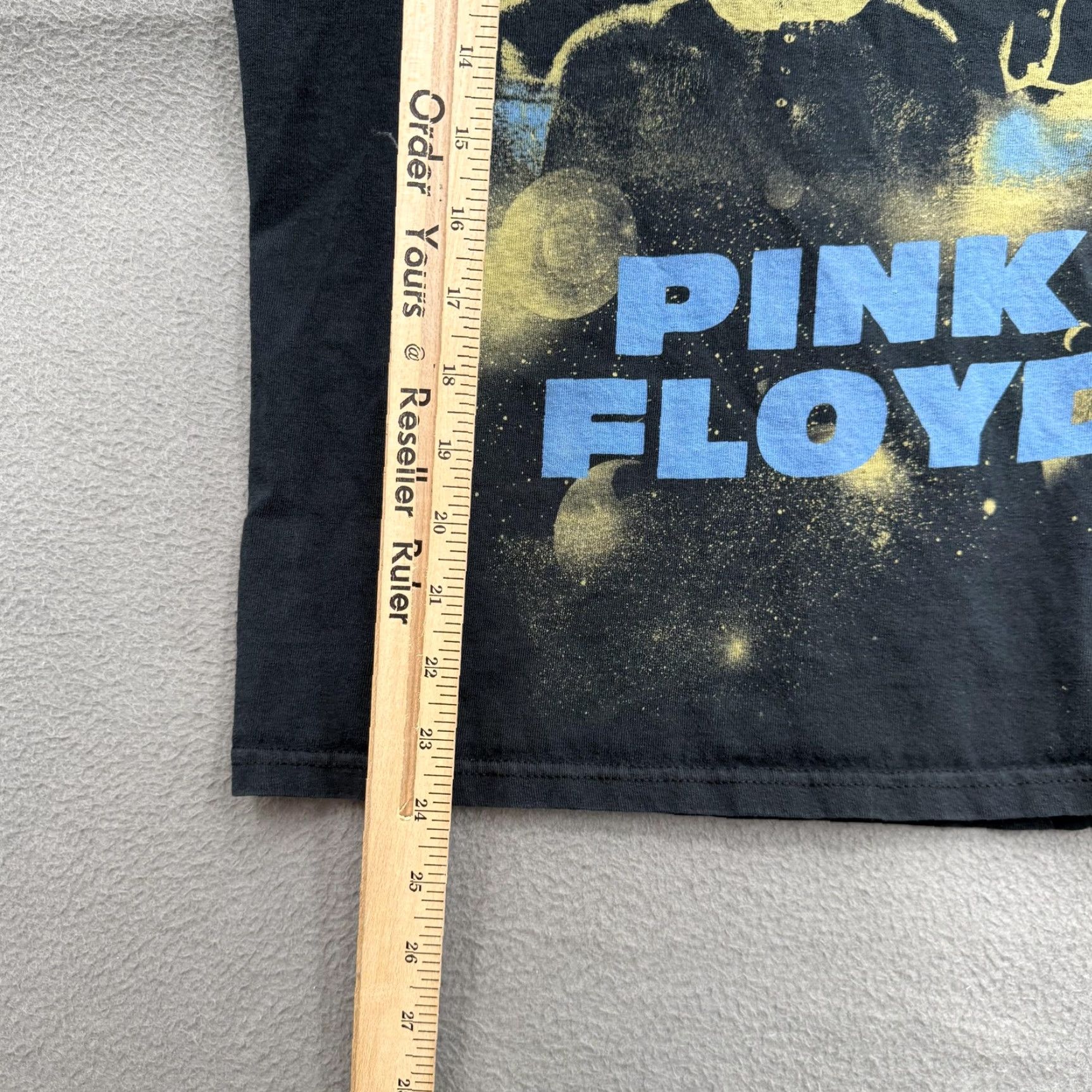Vintage Pink Floyd Shirt Mens Medium Black Band Graphic Tee Dark Side Moon Space Galaxy Size US M / EU 48-50 / 2 - 6 Thumbnail
