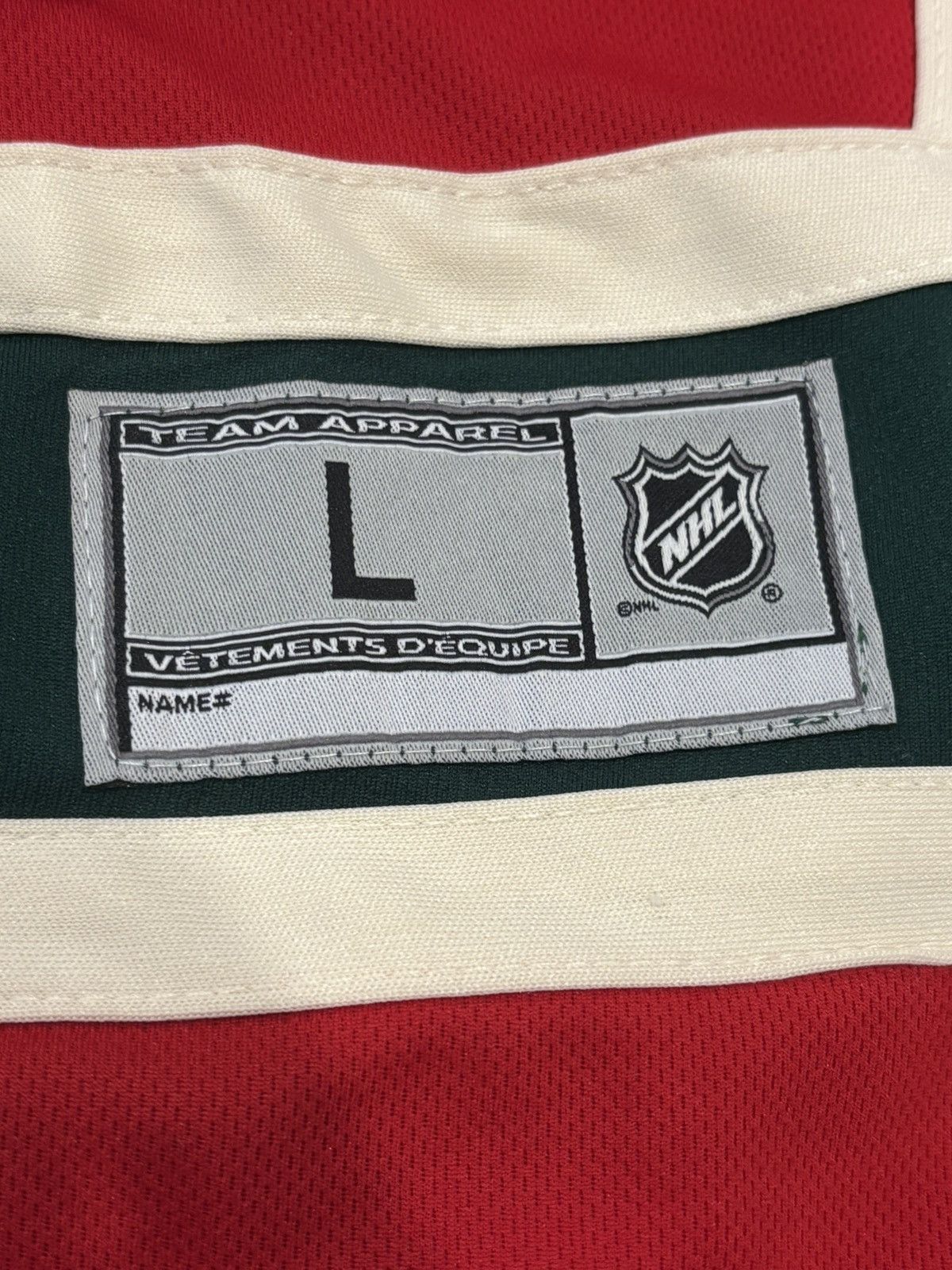 NHL Minnesota Wild NHL Hockey Jersey Size US L / EU 52-54 / 3 - 4 Thumbnail