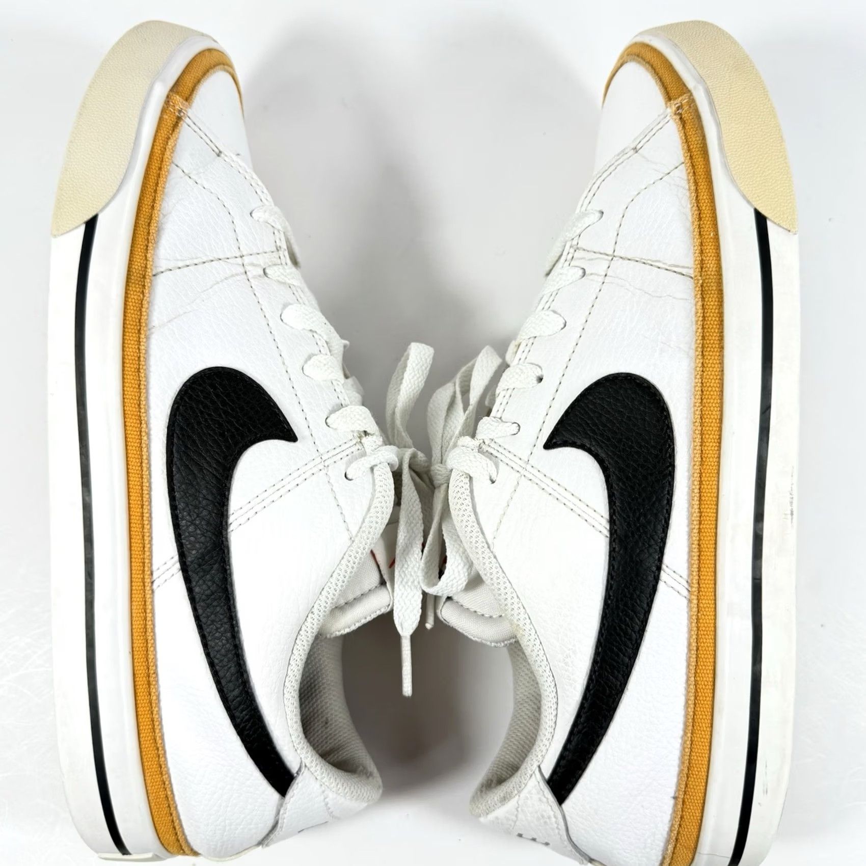 Nike Nike Court Legacy Men’s Size 10.5 Sneakers White Desert Ochre CU4150-102 Size US 11 / EU 44 - 6 Thumbnail