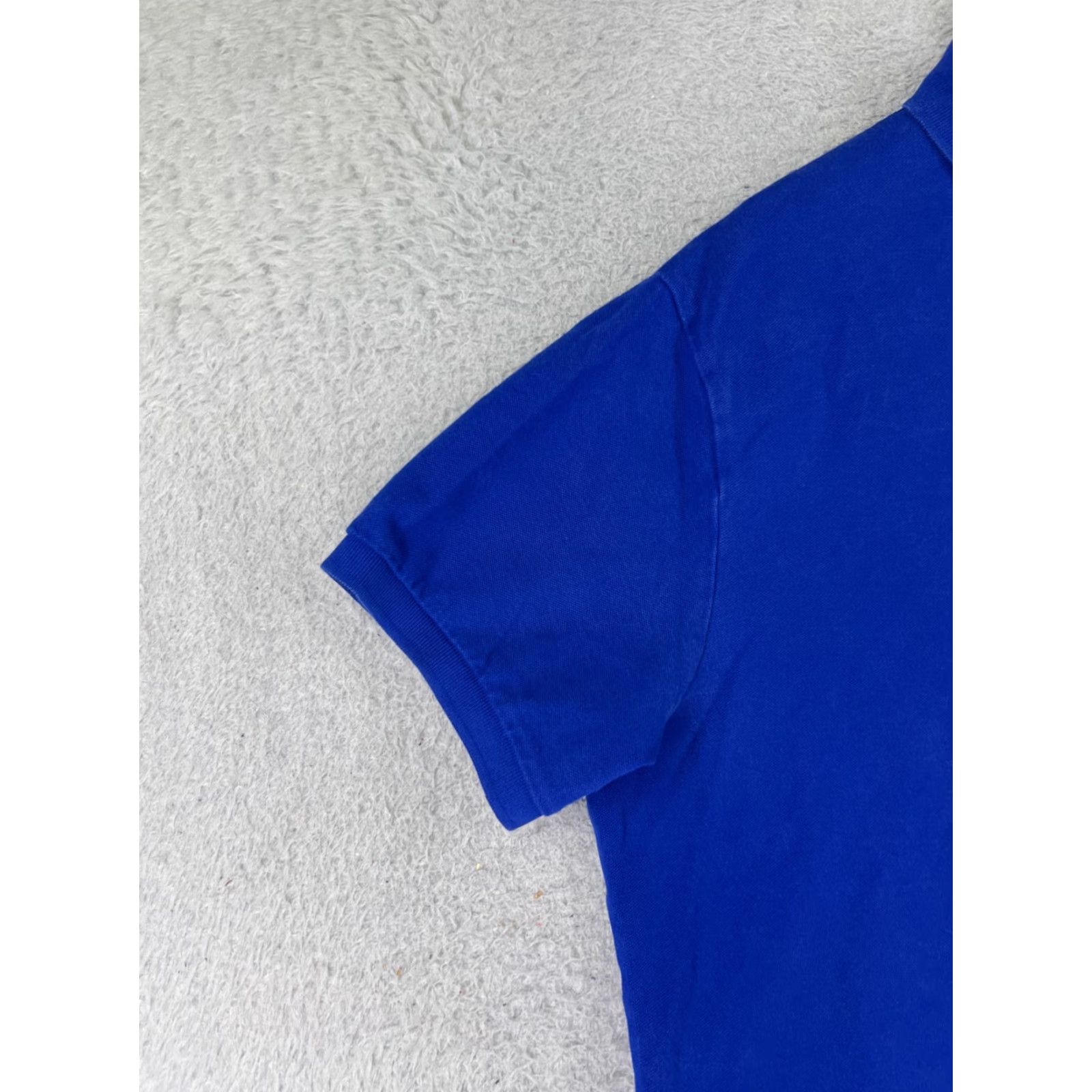 Ralph Lauren Ralph Lauren Polo Shirt Men XL Blue 100% Cotton Knit Pony Polo Shirt Men Blue Short Sleeve Solid 100% Cotton Size US XL / EU 56 / 4 - 3 Thumbnail